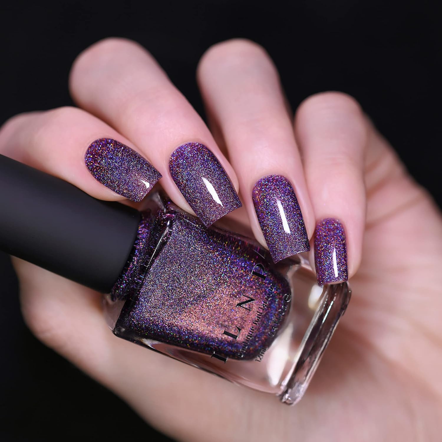 ESMALTE ILNP FIRST DANCE ULTRA HOLO CIRUELA PROFUNDO - 2
