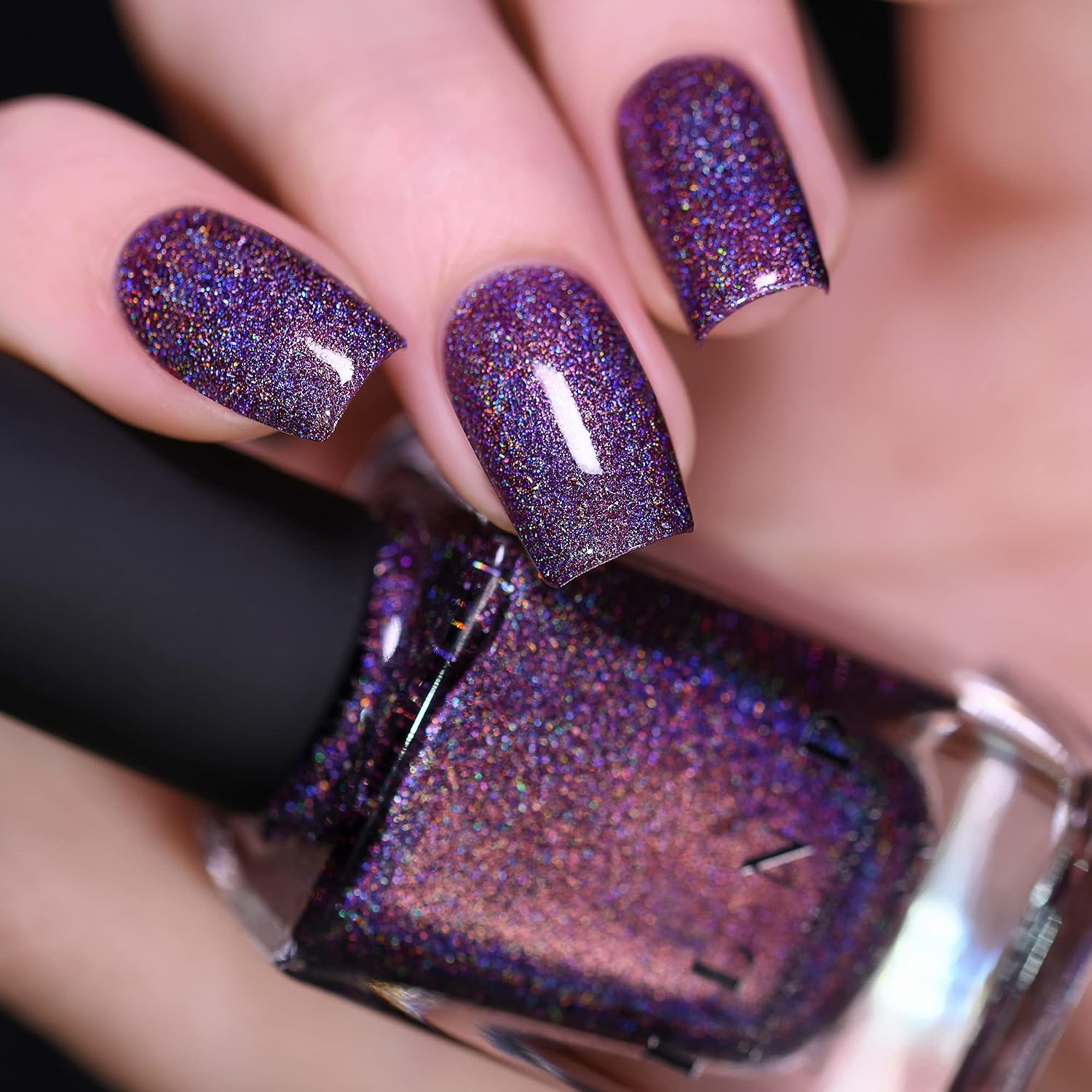 ESMALTE ILNP FIRST DANCE ULTRA HOLO CIRUELA PROFUNDO - 3