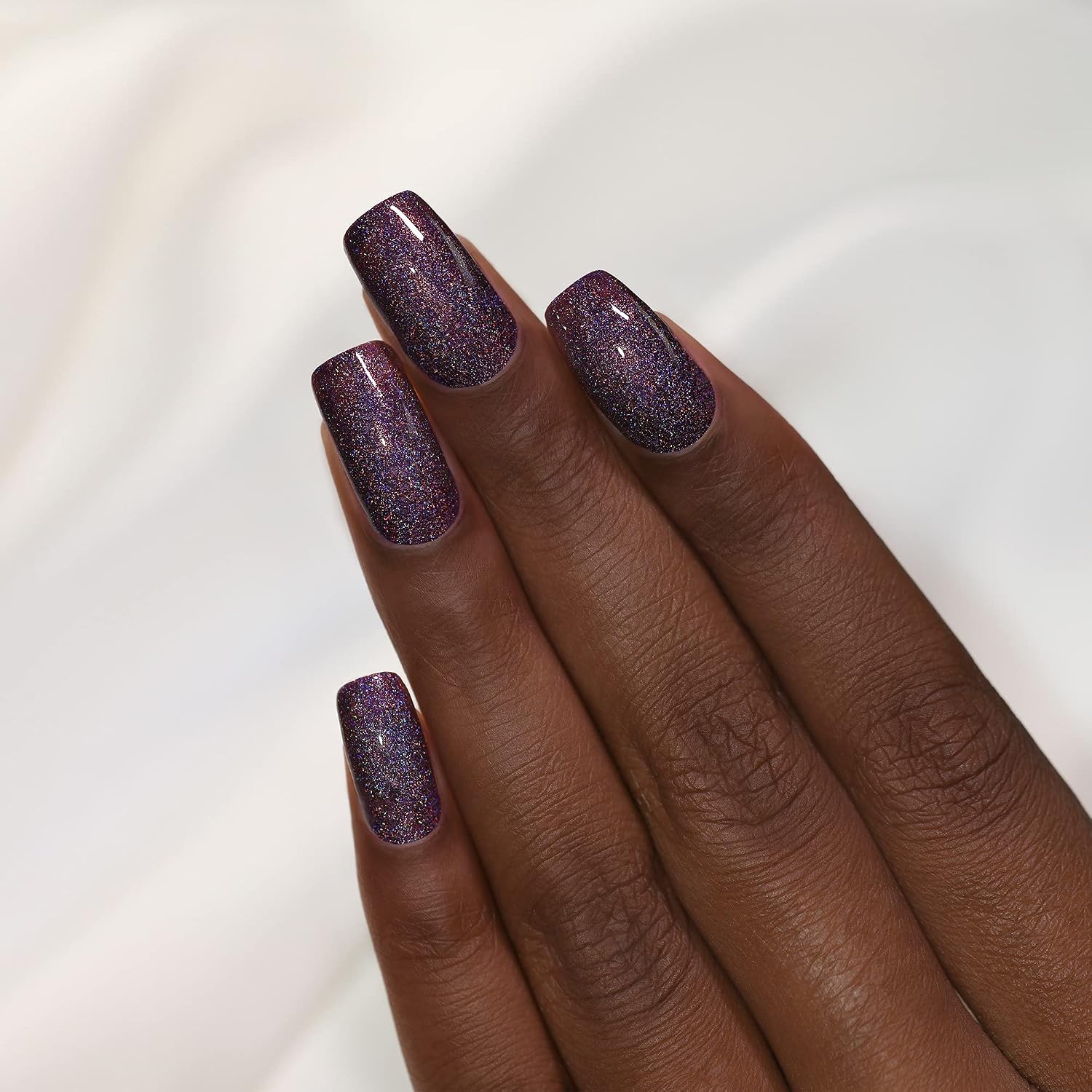 ESMALTE ILNP FIRST DANCE ULTRA HOLO CIRUELA PROFUNDO - 5