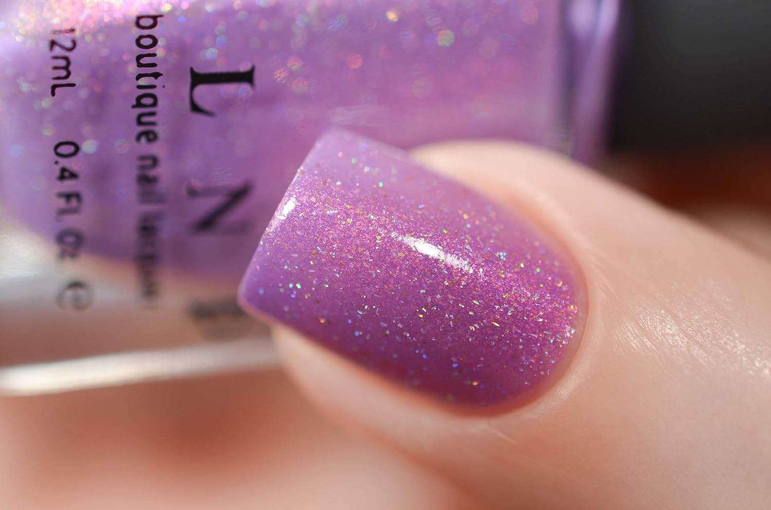 ESMALTE DE UÑAS ILNP CHARLOTTE LIGHT ORCHID HOLOGRÁFICO - 5