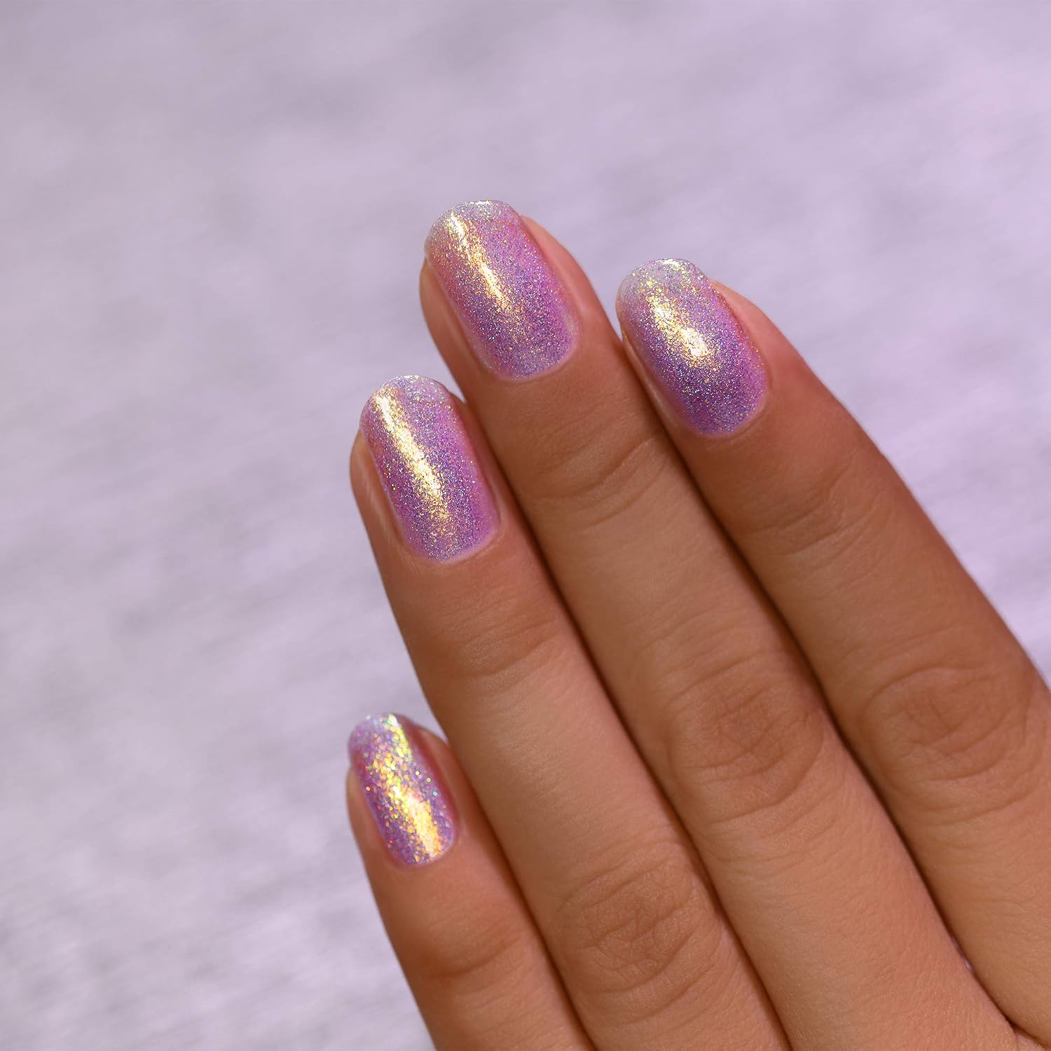 ESMALTE DE UÑAS ILNP DOWNTOWN PÚRPURA IRIDISCENTE HOLOGRÁFICO JELLY - 4