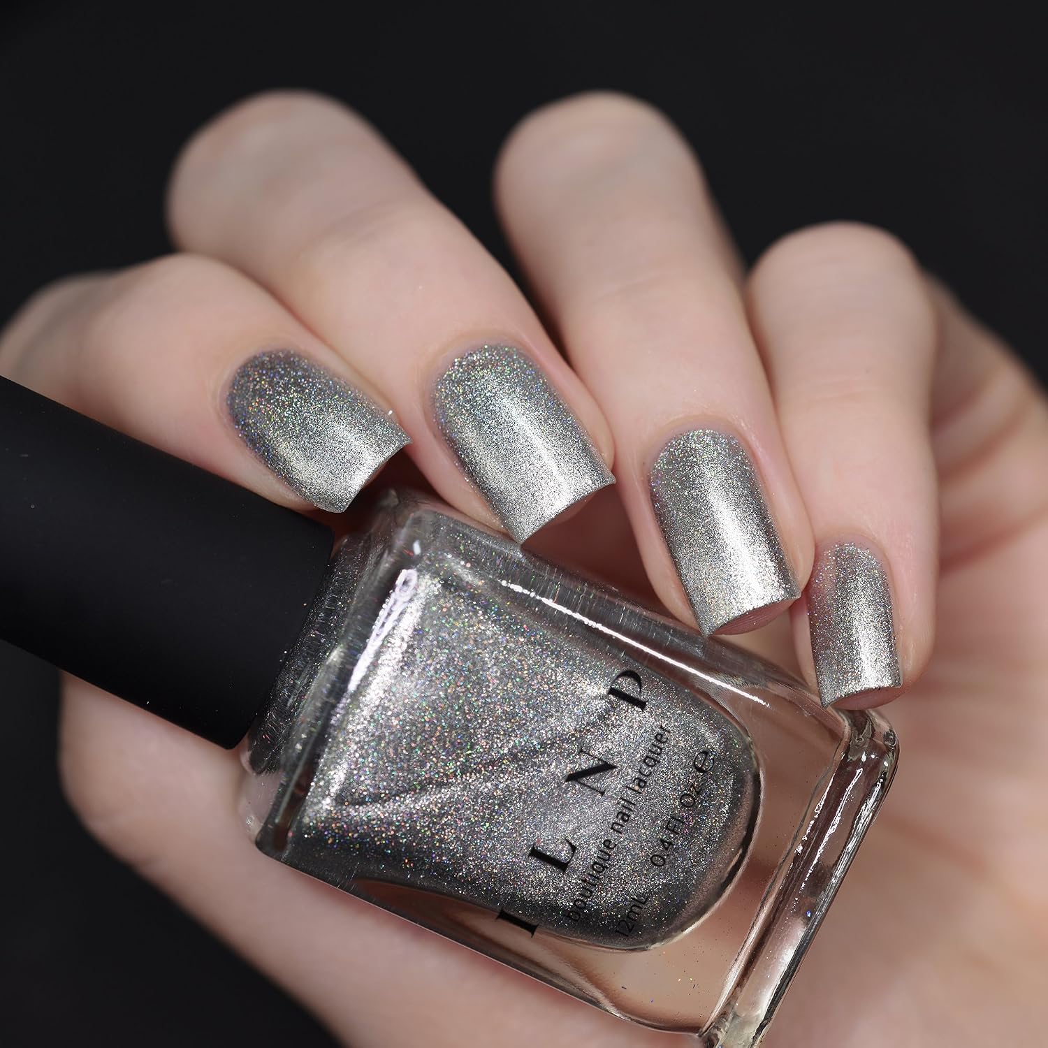 ESMALTE DE UÑAS ILNP AVALANCHE PLATA HOLOGRÁFICO - 2
