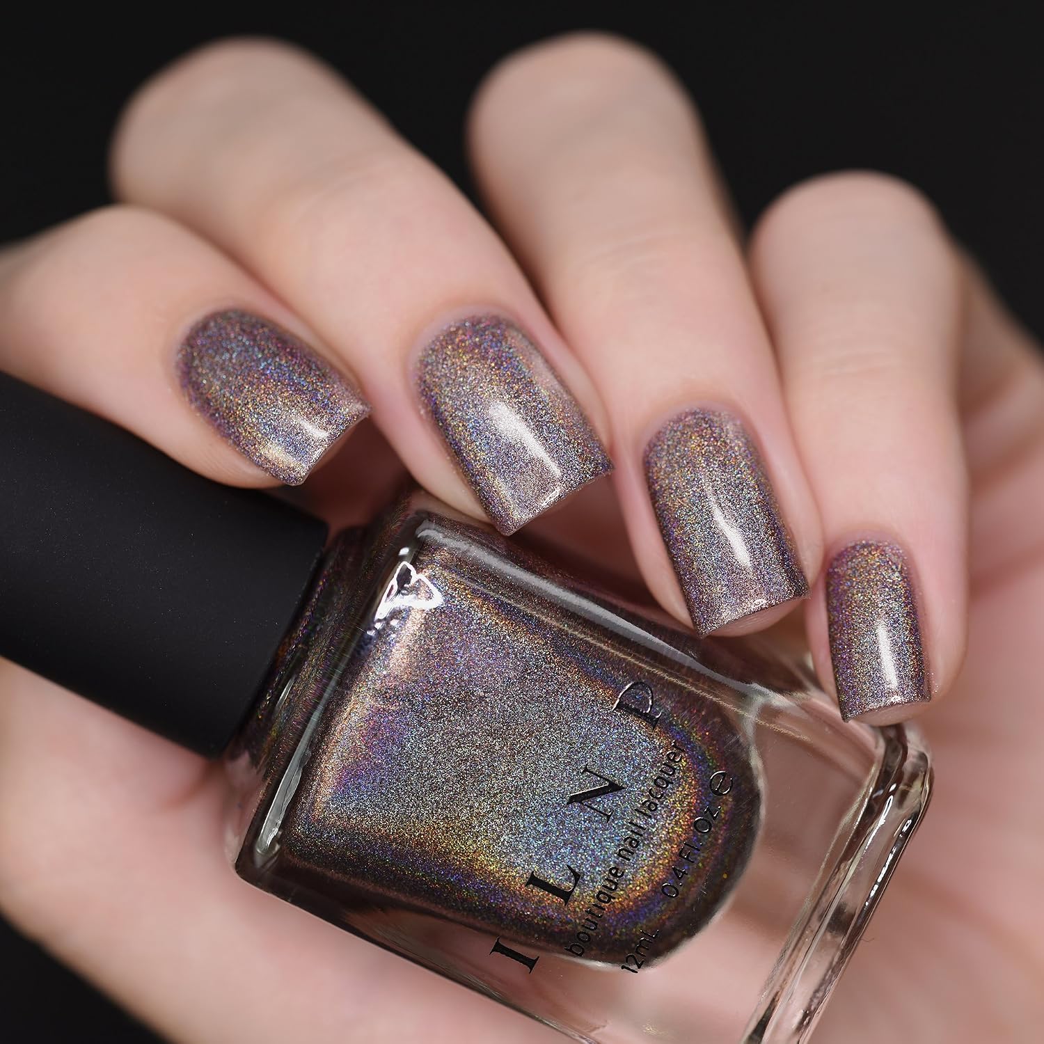 ESMALTE DE UÑAS ILNP CABLE CAR MARRÓN CEDRO ULTRA HOLOGRÁFICO - 2