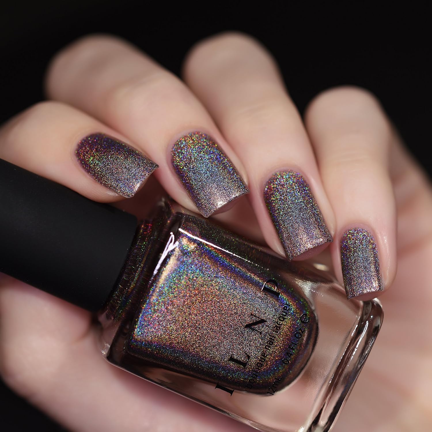 ESMALTE DE UÑAS ILNP CABLE CAR MARRÓN CEDRO ULTRA HOLOGRÁFICO - 3
