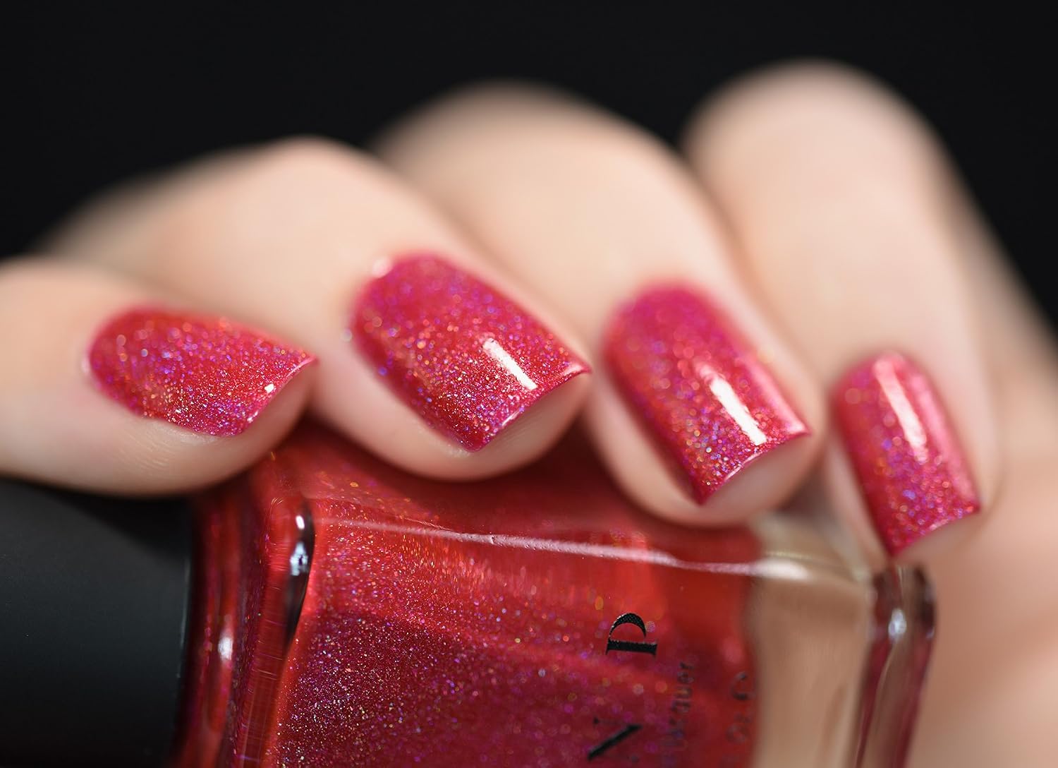 ESMALTE DE UÑAS ILNP CLOSURE ROJO MANZANA HOLOGRÁFICO - 2