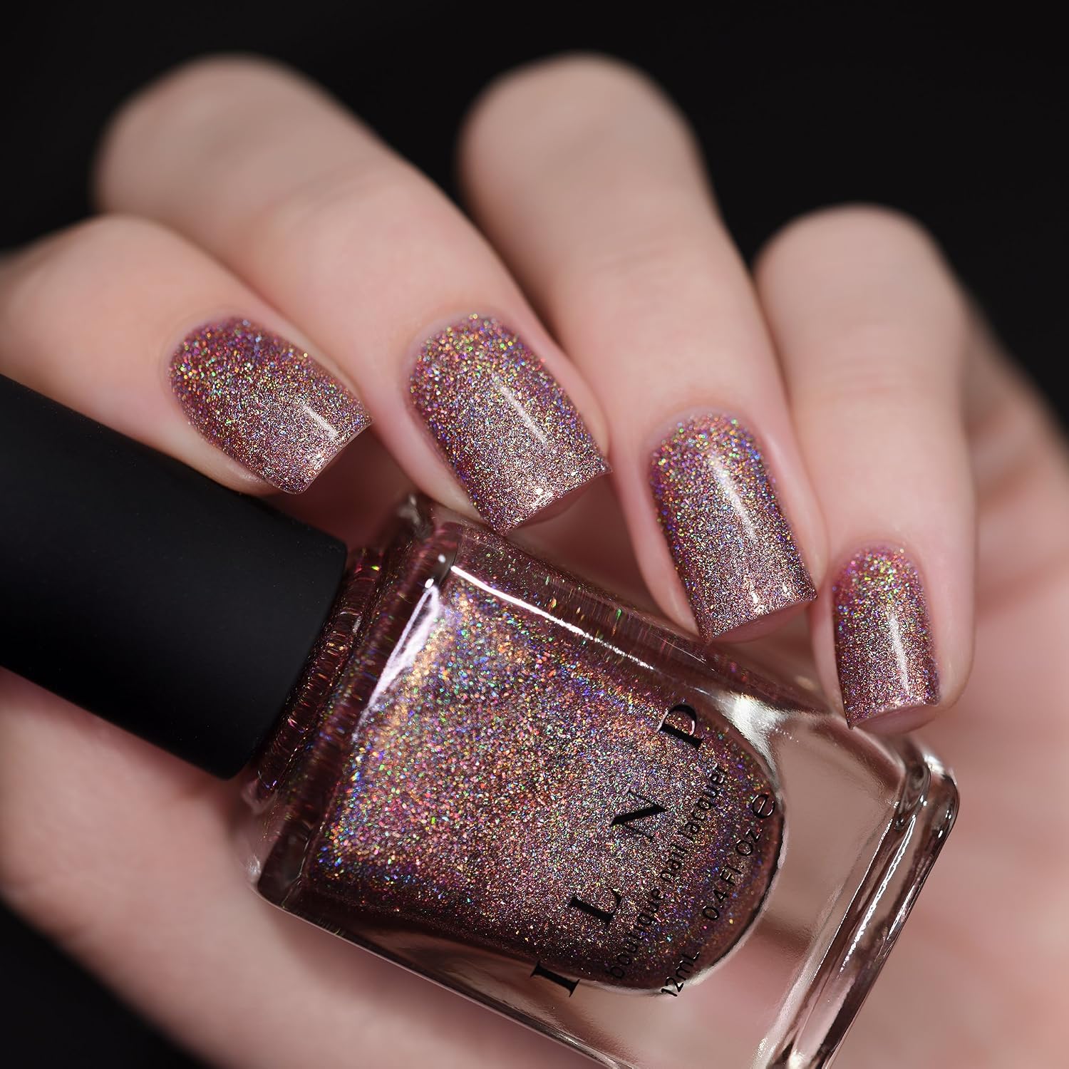 ESMALTE DE UÑAS ILNP CLOSE KNIT ROSADO MALVA ULTRA HOLOGRÁFICO - 2