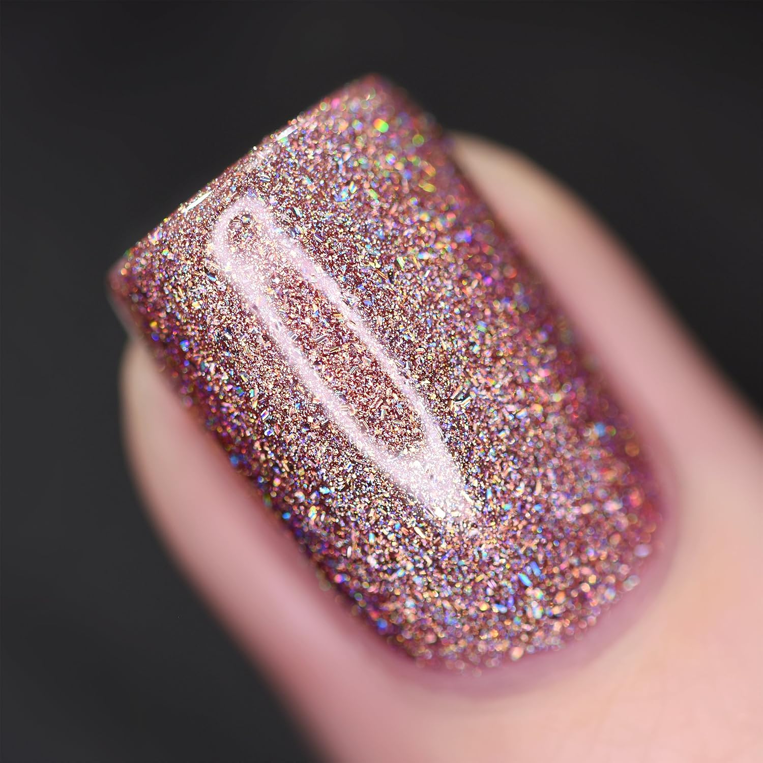 ESMALTE DE UÑAS ILNP CLOSE KNIT ROSADO MALVA ULTRA HOLOGRÁFICO - 4
