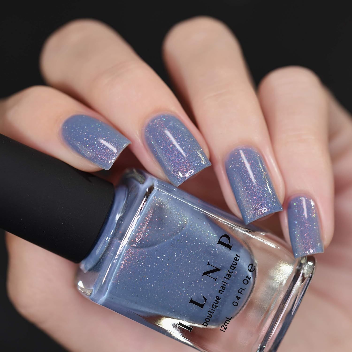 ESMALTE DE UÑAS ILNP DUSK TO DAWN AZUL HOLOGRÁFICO - 2