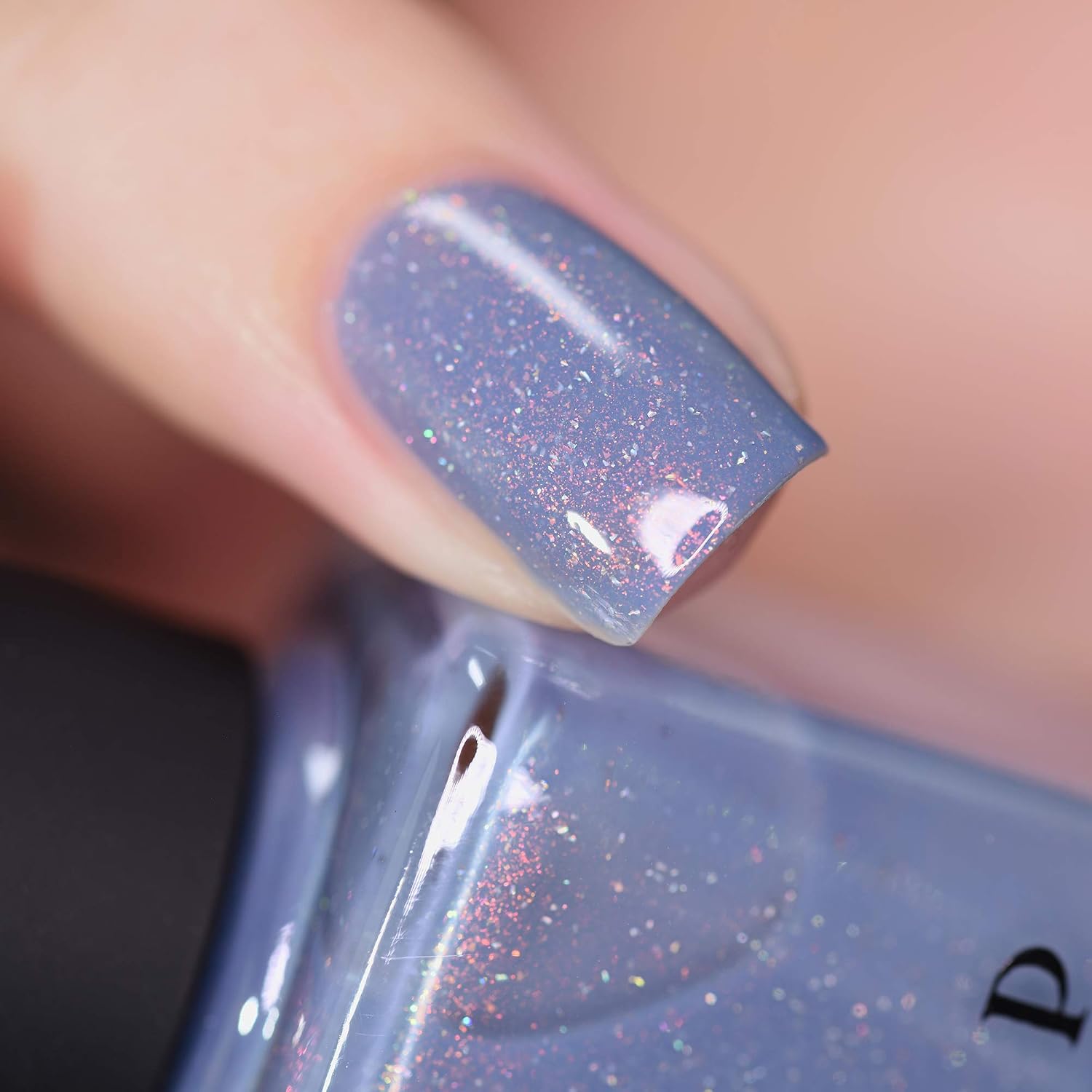 ESMALTE DE UÑAS ILNP DUSK TO DAWN AZUL HOLOGRÁFICO - 3