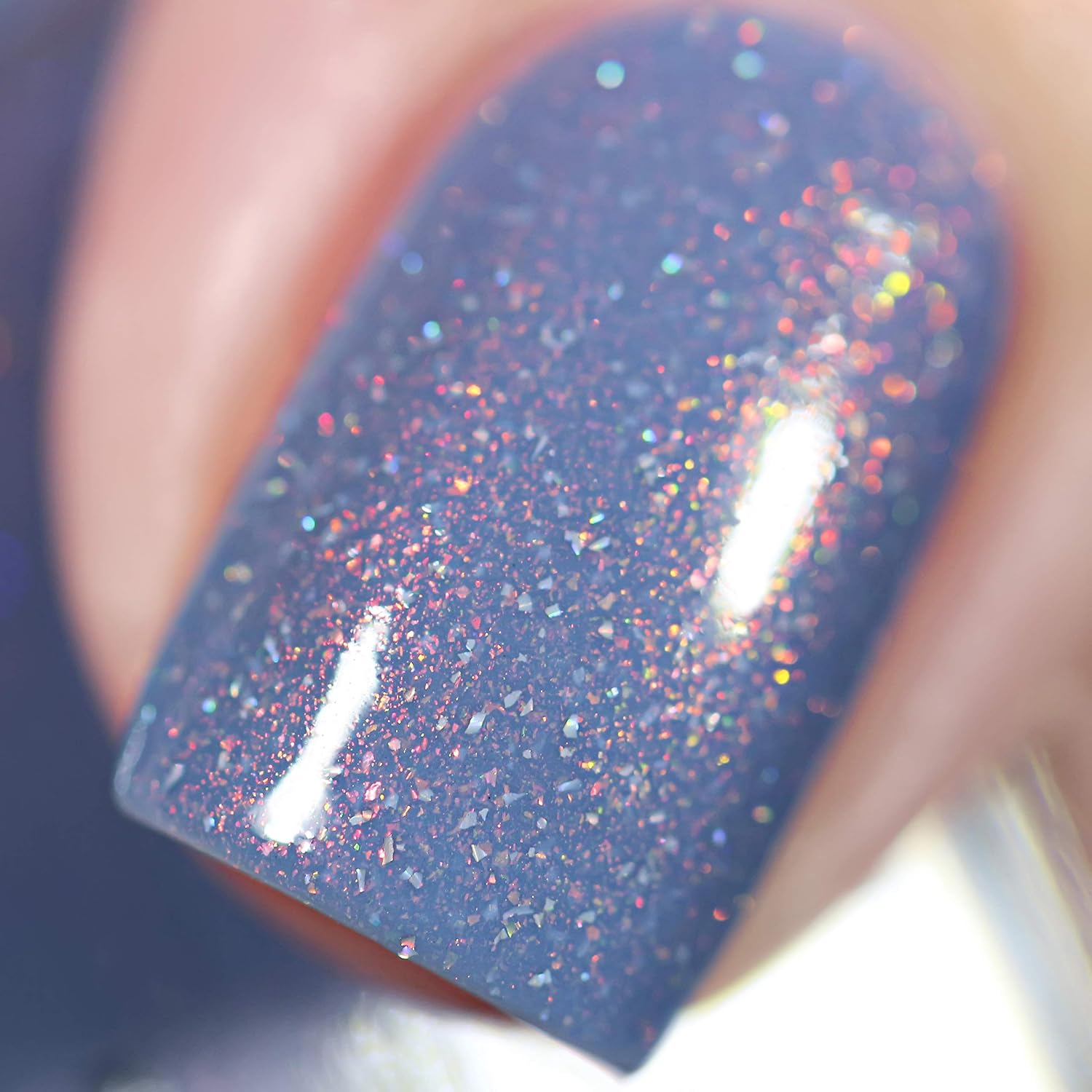 ESMALTE DE UÑAS ILNP DUSK TO DAWN AZUL HOLOGRÁFICO - 5
