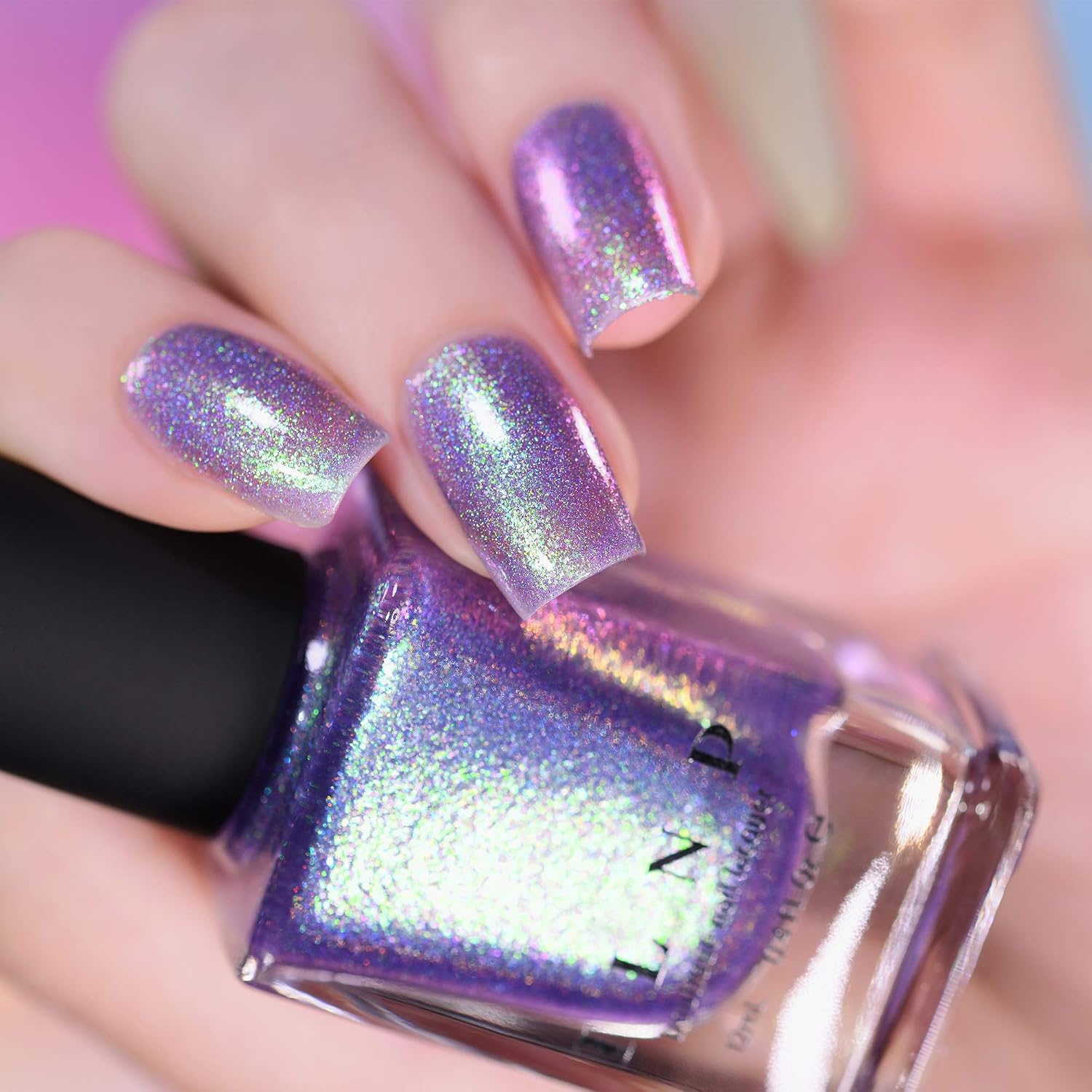 ESMALTE DE UÑAS ILNP DRIVE-IN HOLOGRÁFICO JELLY PÚRPURA INTENSO IRIDISCENTE - 3