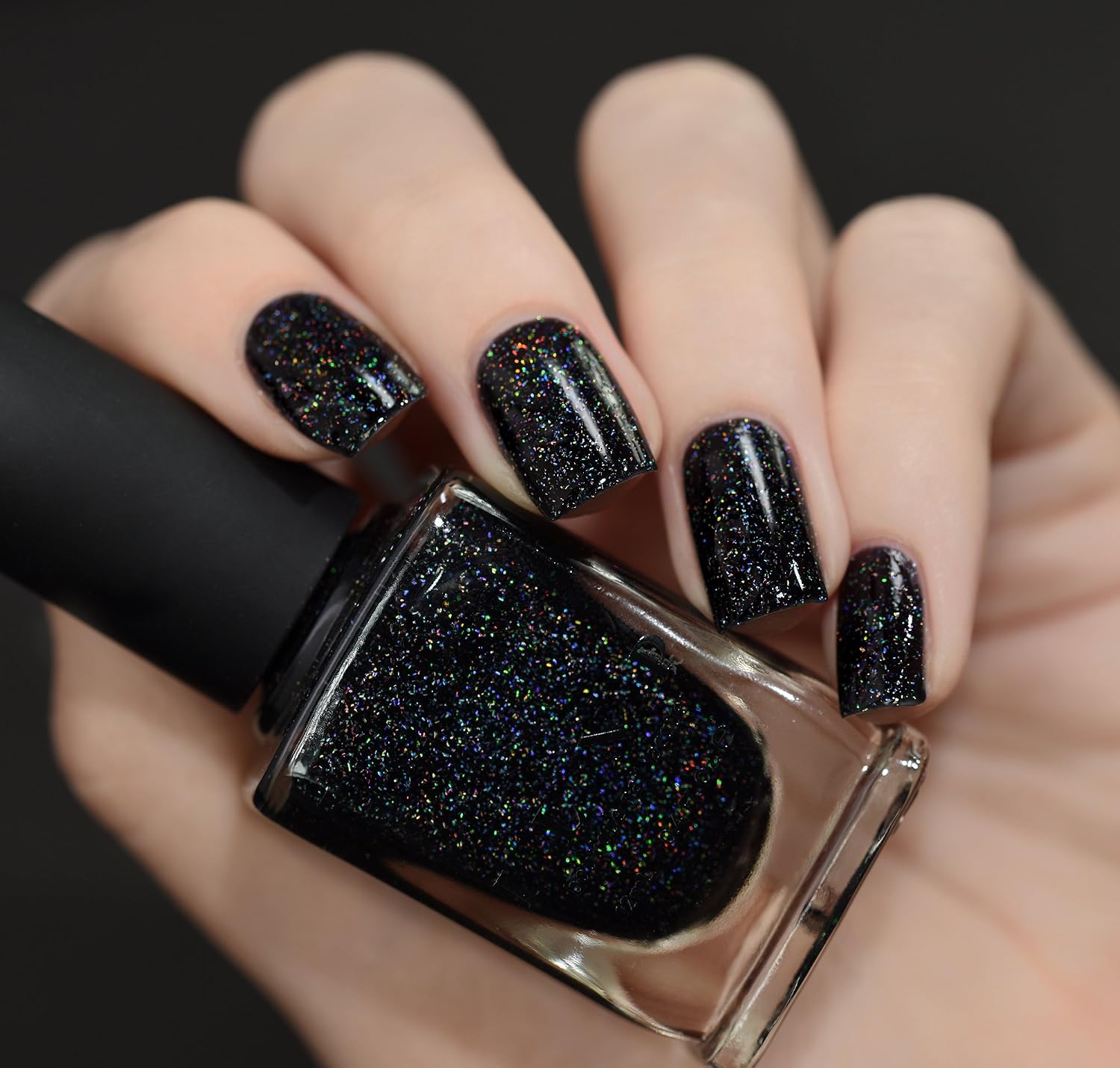 ESMALTE DE UÑAS ILNP CITYSCAPE NEGRO HOLOGRÁFICO JELLY 12ML - 3