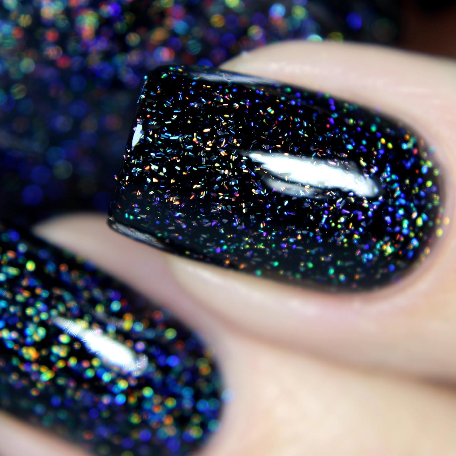 ESMALTE DE UÑAS ILNP CITYSCAPE NEGRO HOLOGRÁFICO JELLY 12ML - 4