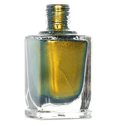 ESMALTE DE UÑAS ILNP BISHOP ULTRA CHROME ORO OLIVA AZUL GRISÁCEO - 2