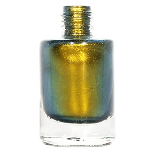 ESMALTE DE UÑAS ILNP BISHOP ULTRA CHROME ORO OLIVA AZUL GRISÁCEO - 3