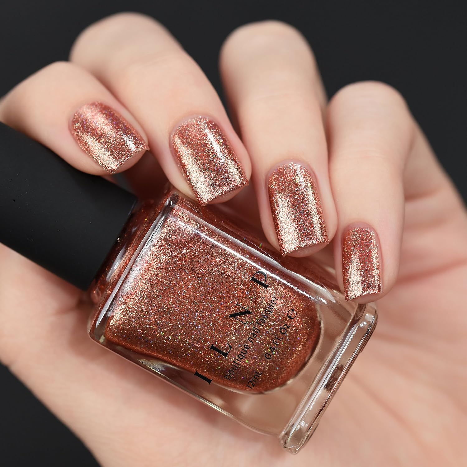 ESMALTE DE UÑAS ILNP COPPER TOP COBRE HOLOGRÁFICO METÁLICO - 2