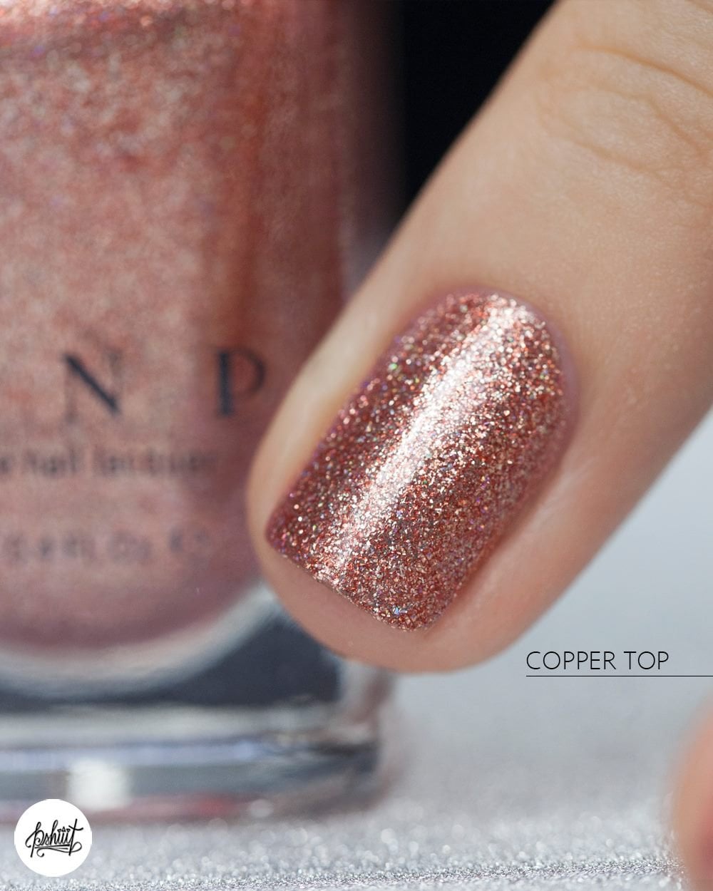 ESMALTE DE UÑAS ILNP COPPER TOP COBRE HOLOGRÁFICO METÁLICO - 5
