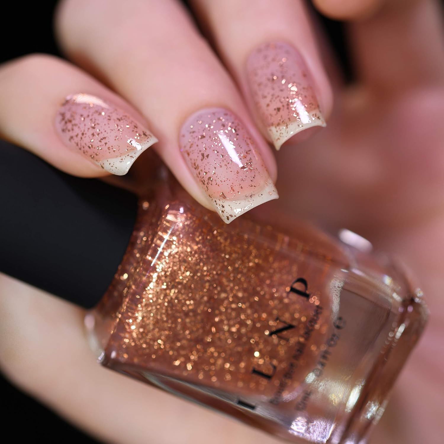 ESMALTE ILNP COMPASS METALLIC COPPER FLAKIE TOPPER - 3