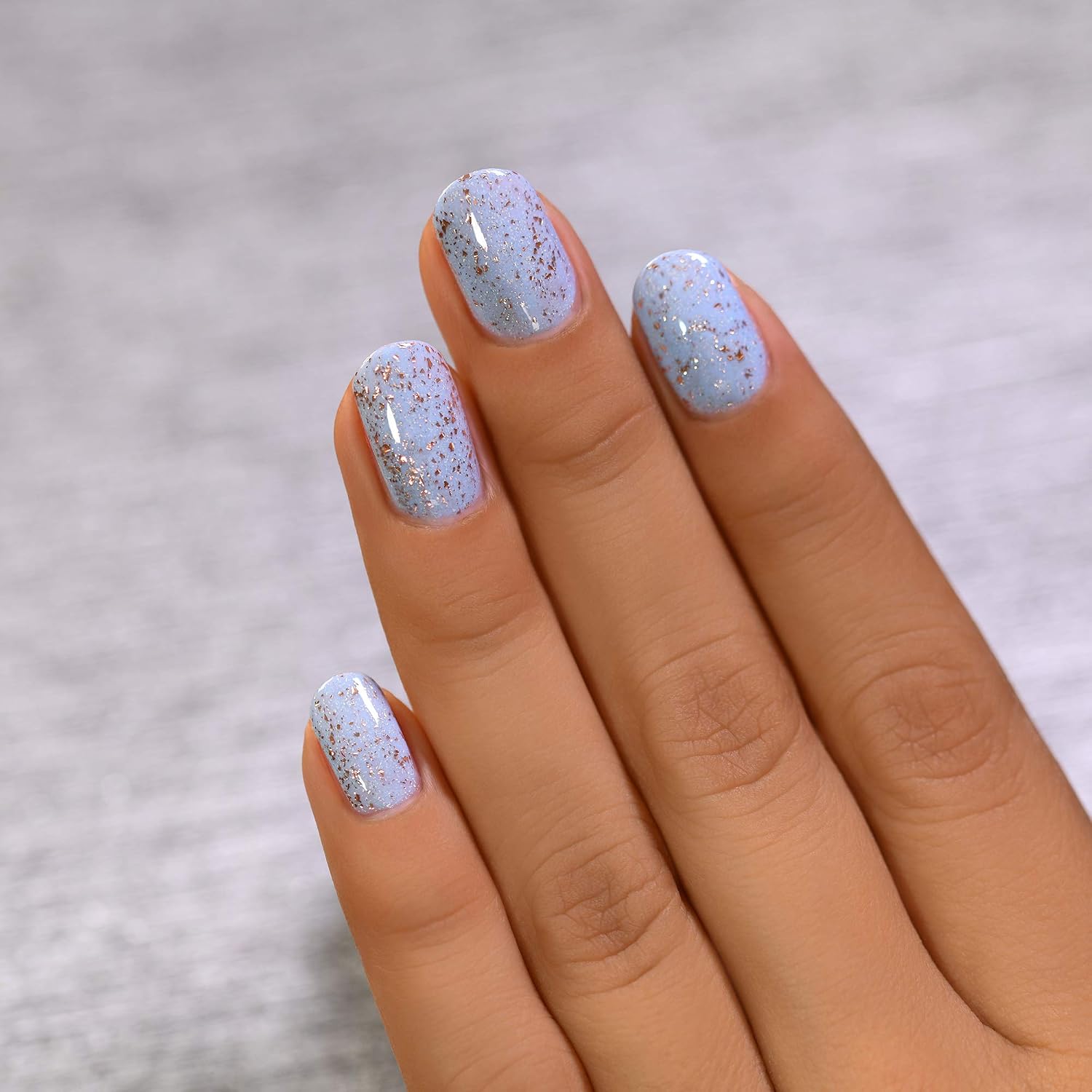 ESMALTE ILNP COMPASS METALLIC COPPER FLAKIE TOPPER - 5