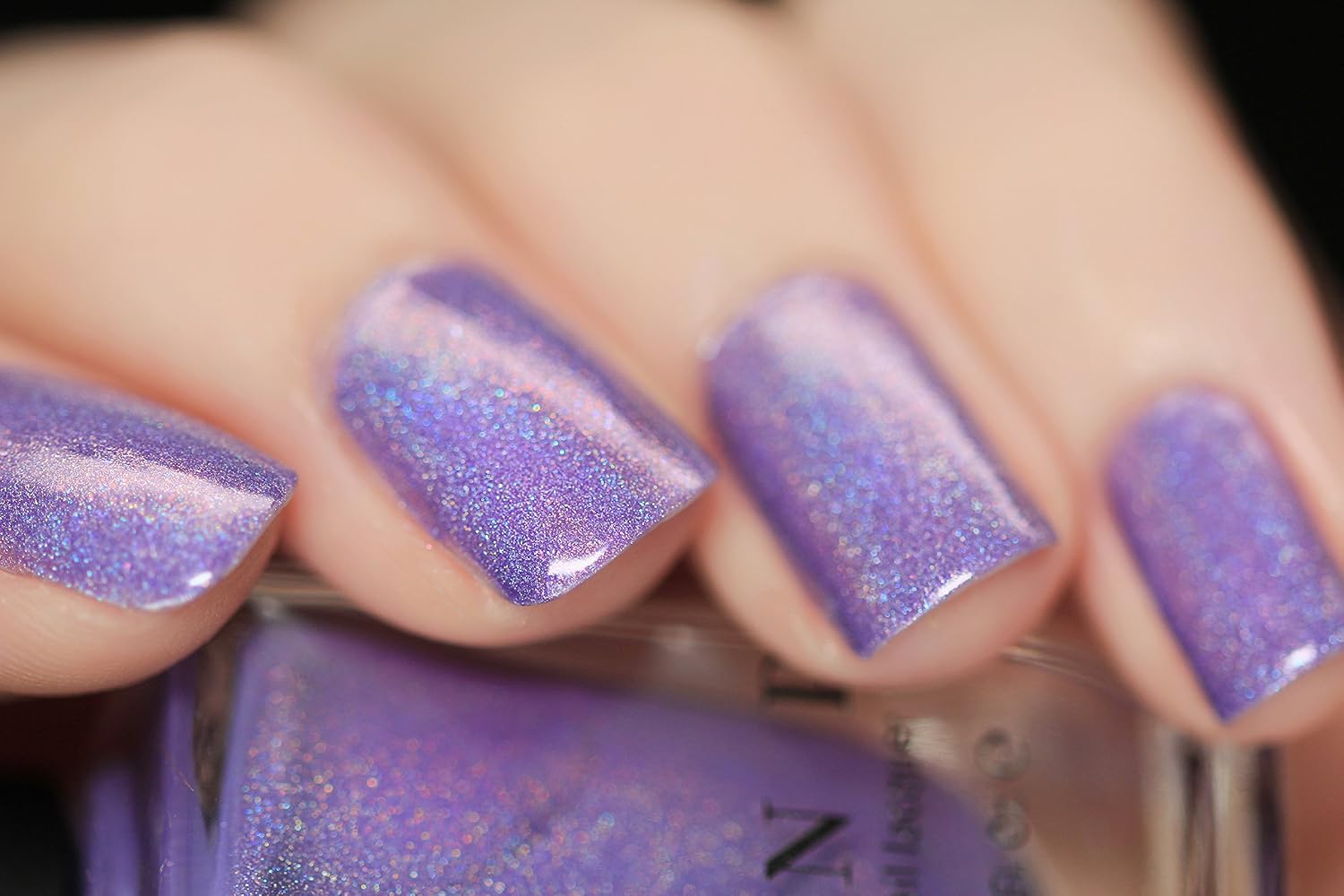 ESMALTE DE UÑAS ILNP CHARMINGLY PURPLE HOLOGRÁFICO PÚRPURA BRILLANTE - 2