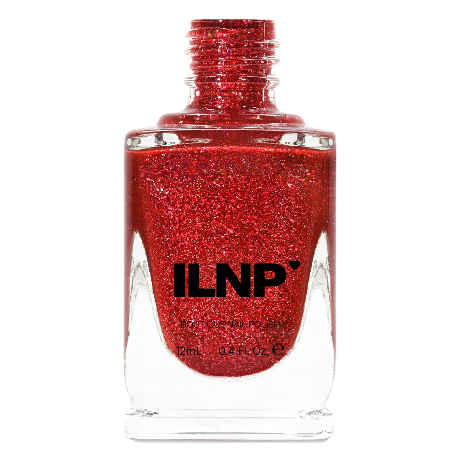 ESMALTE DE UÑAS ILNP CHERRY LUXE ROJO HOLOGRÁFICO - 1