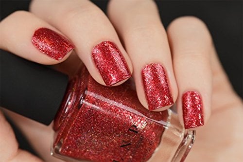 ESMALTE DE UÑAS ILNP CHERRY LUXE ROJO HOLOGRÁFICO - 2