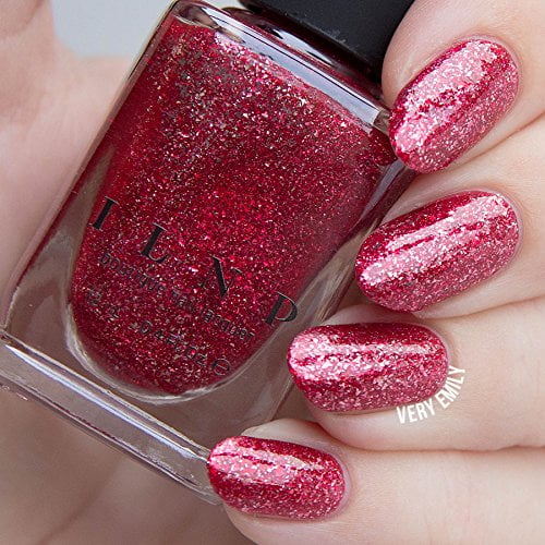 ESMALTE DE UÑAS ILNP CHERRY LUXE ROJO HOLOGRÁFICO - 5