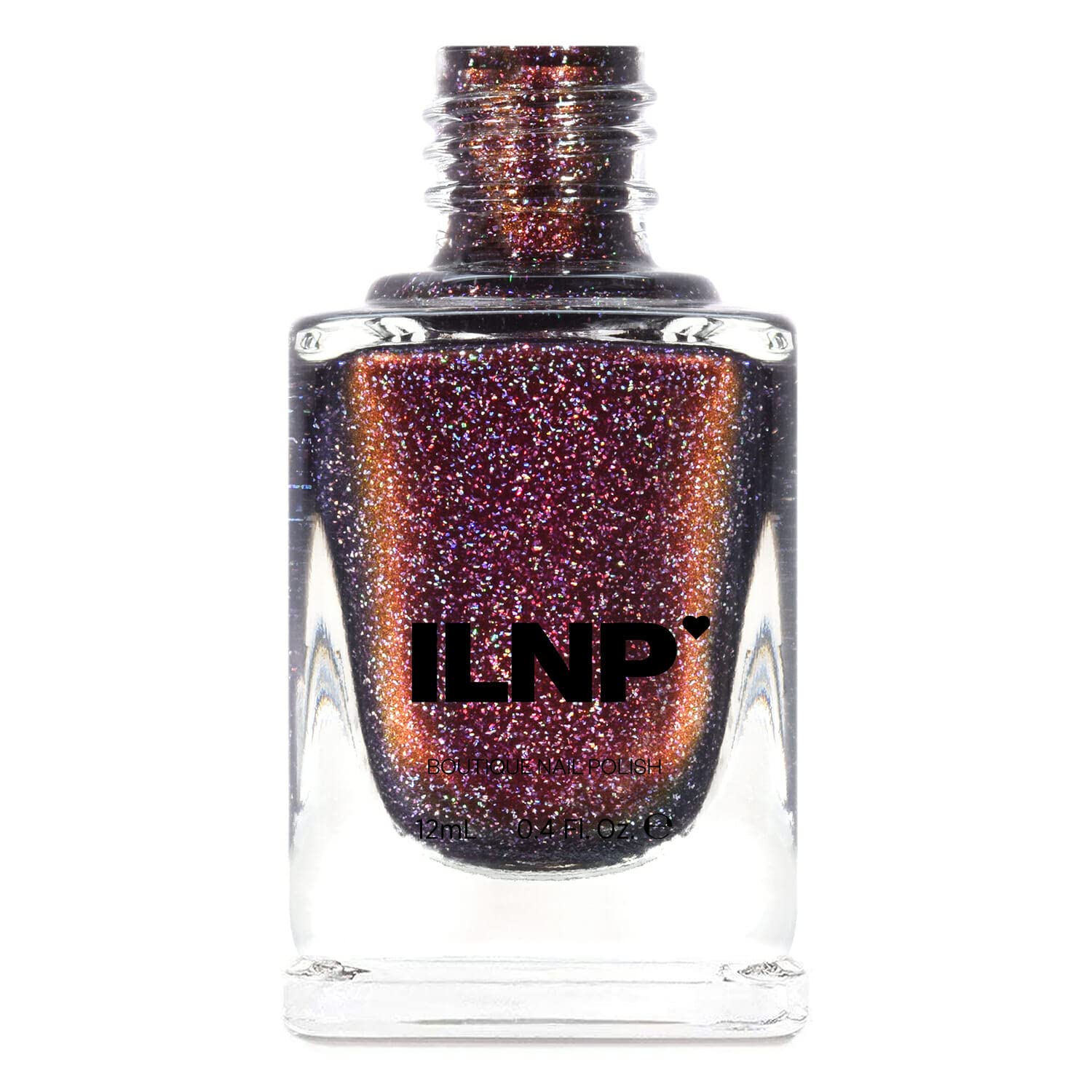 ESMALTE DE UÑAS ILNP BARDOT ROJO CAOBA HOLOGRÁFICO - 1