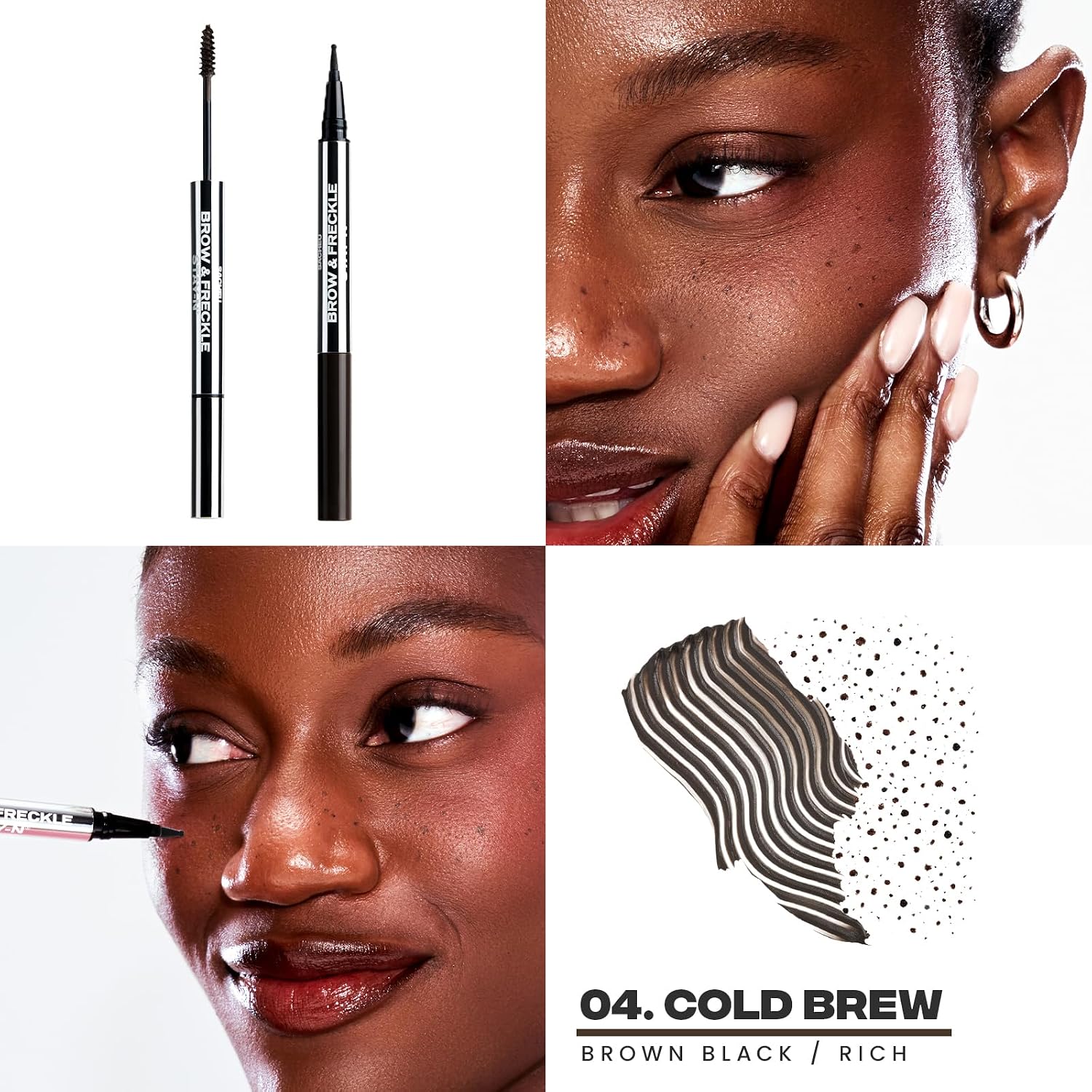 GEL PARA CEJAS Y LÁPIZ DE PECAS SACHEU BROW Y FRECKLE STAY-N COLD BREW - 2