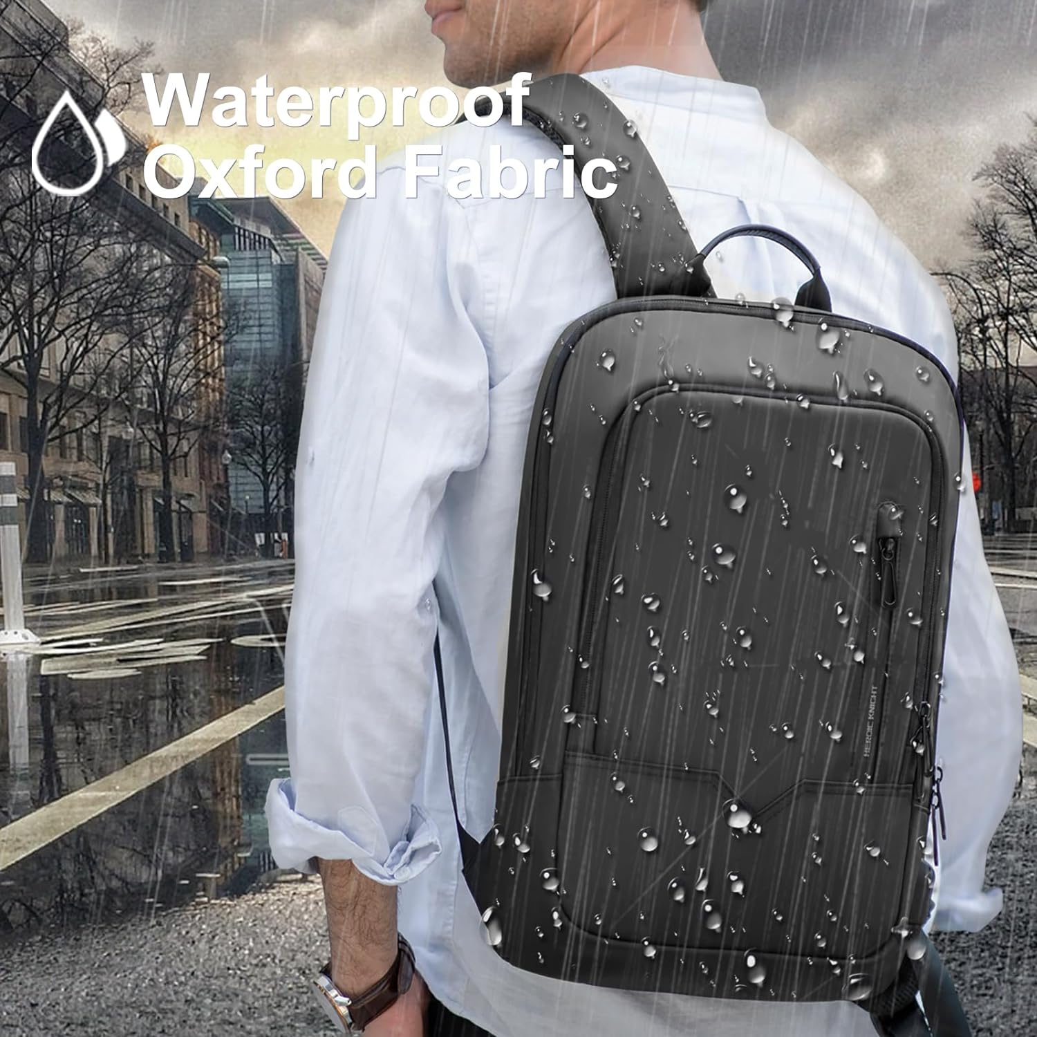 MOCHILA PARA LAPTOP HK BUSINESS SLIM PARA COMPUTADORA DE 17.3 PULGADAS - 5