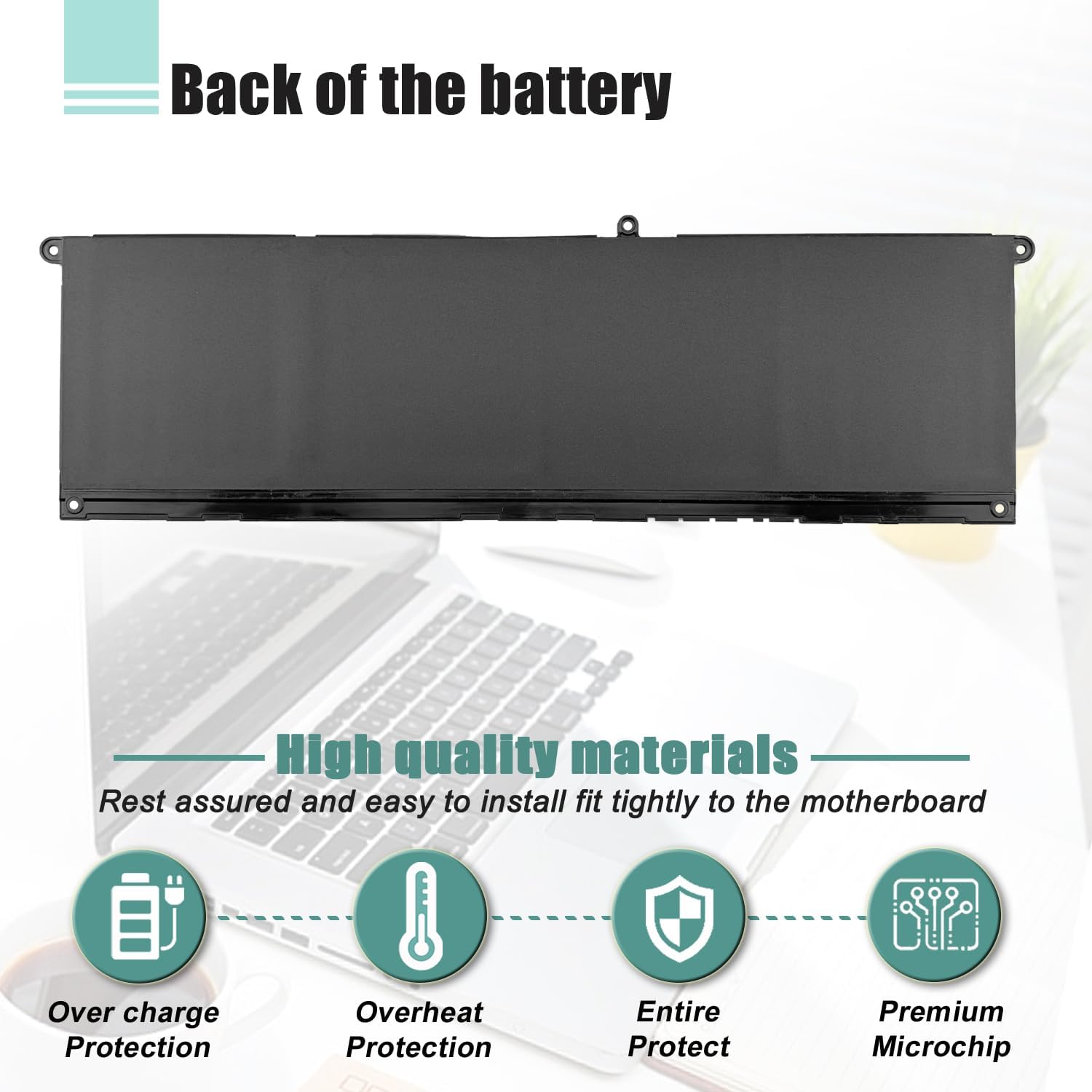 BATERÍA PARA LAPTOP BOWEIRUI TN70C PARA DELL LATITUDE 3320 3420 3520 - 5