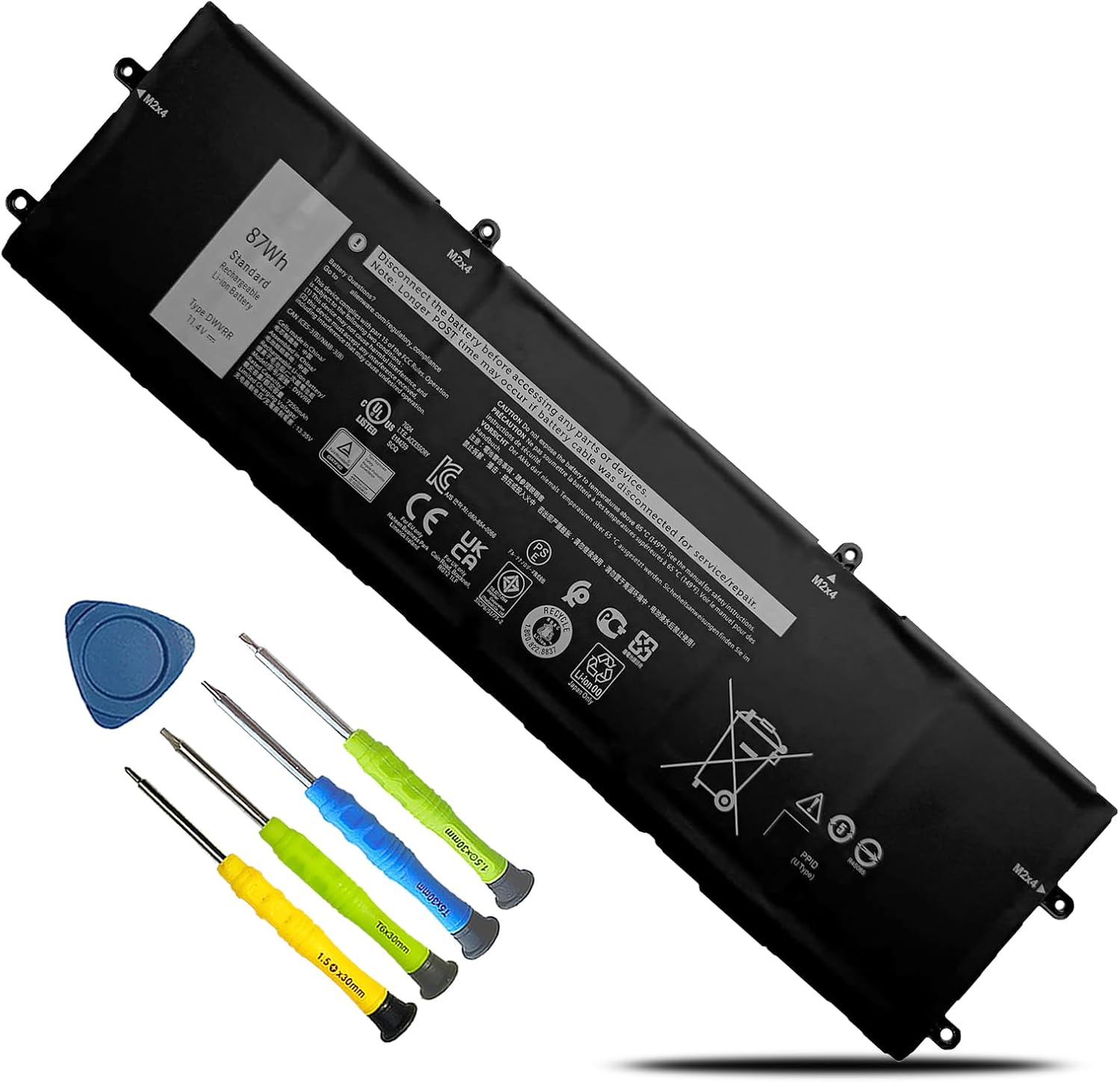 BATERÍA PARA LAPTOP BOWEIRUI DWVRR 87WH PARA DELL ALIENWARE X17 R1 R2 - 1