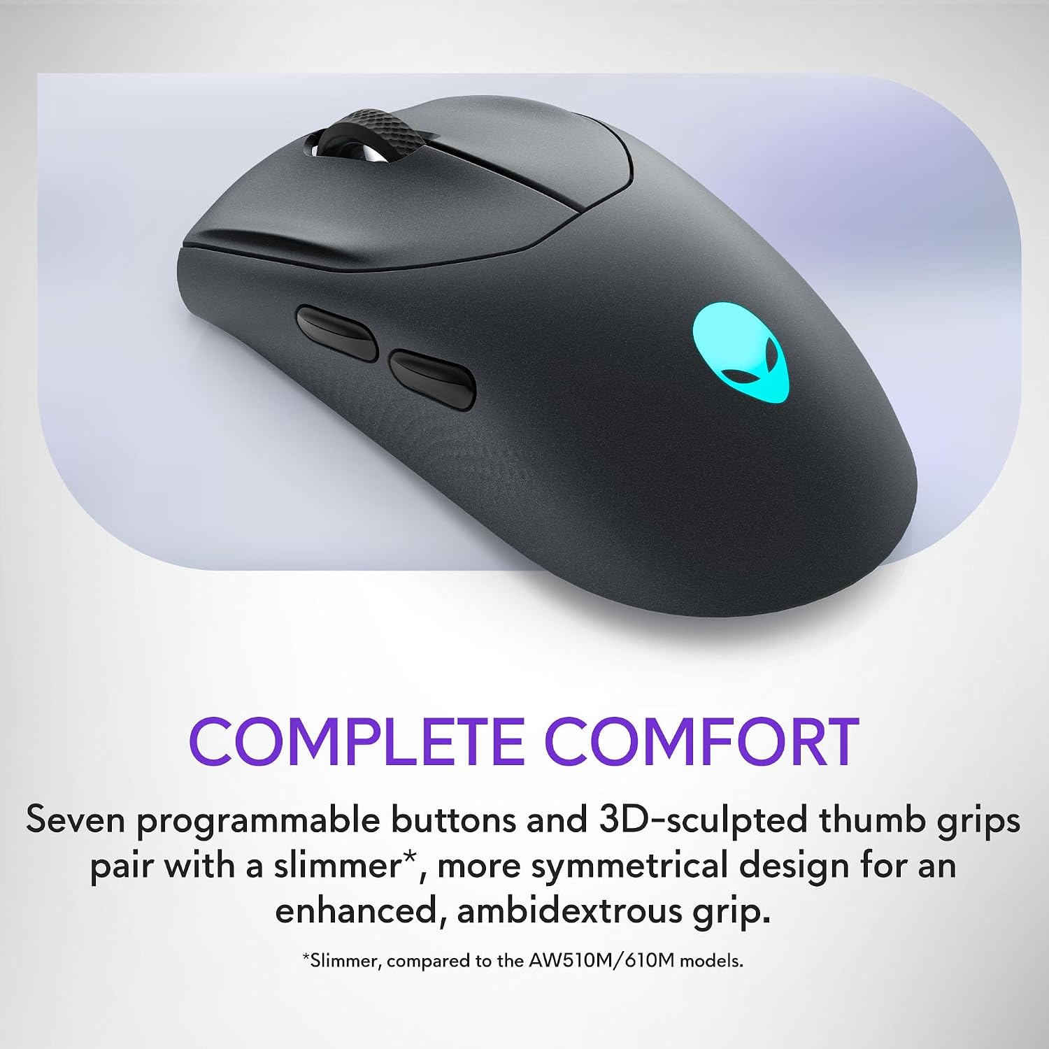 MOUSE GAMER ALIENWARE AW720M TRI-MODE WIRELESS 26000 DPI DARK SIDE OF THE MOON - 5