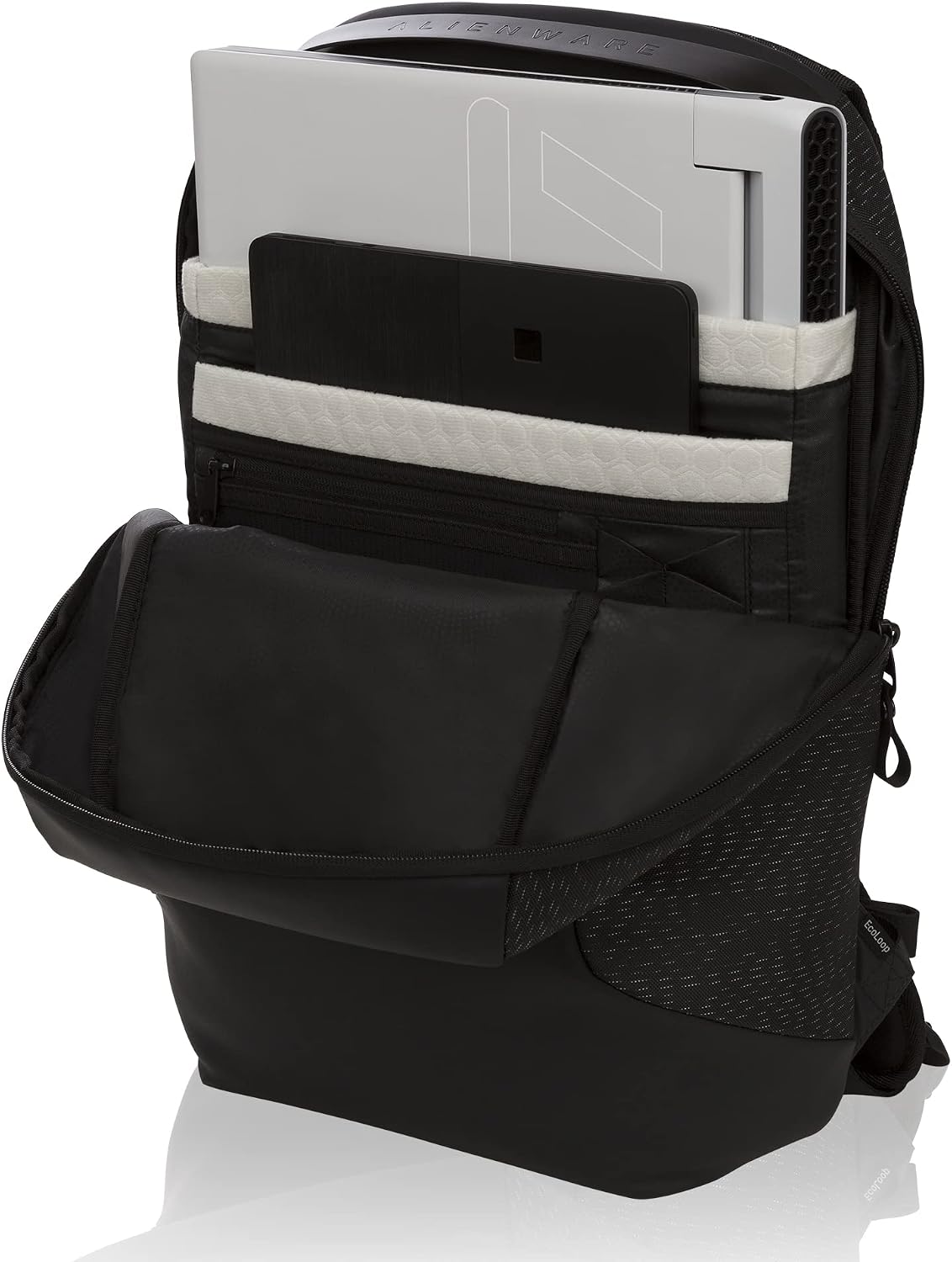 MOCHILA ALIENWARE HORIZON SLIM 17 PULGADAS GALAXY WEAVE NEGRO - 4