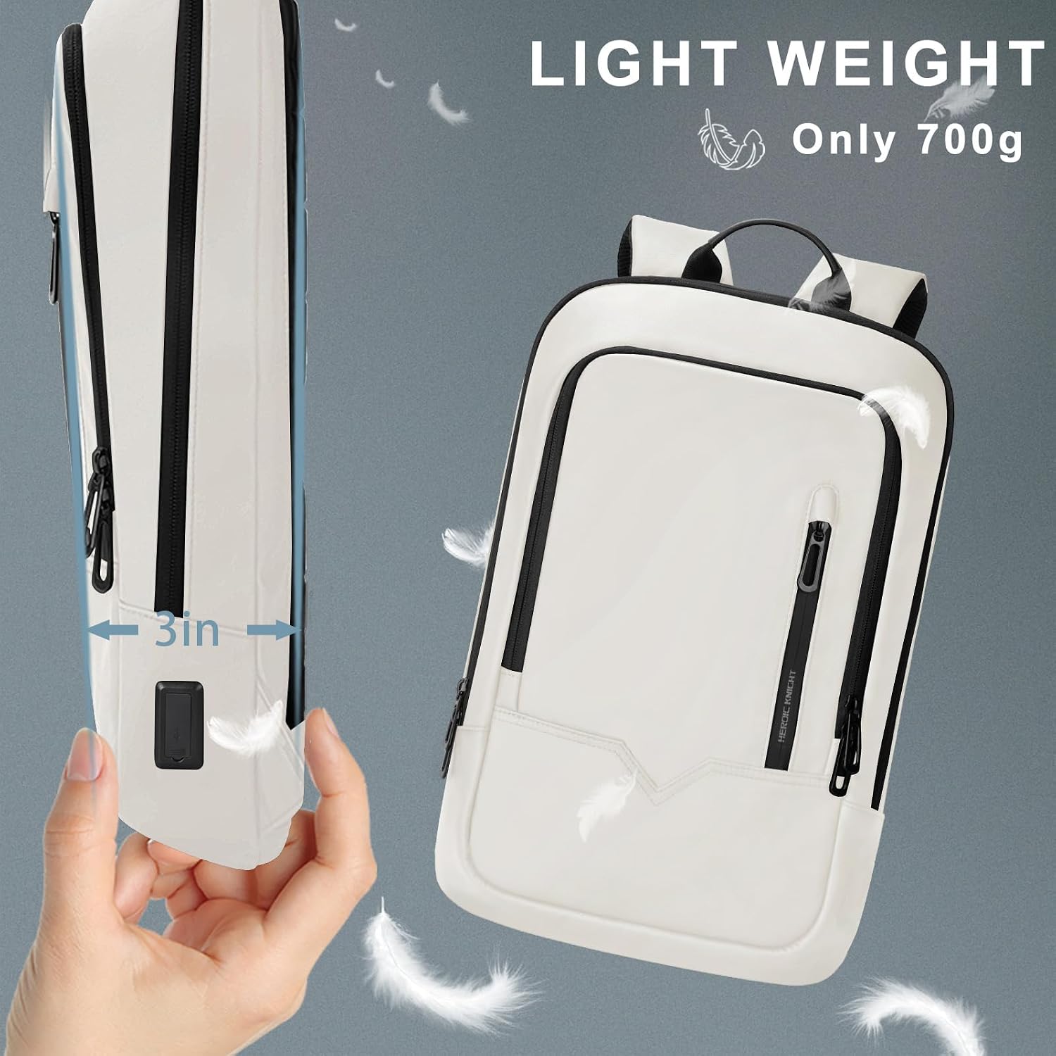 MOCHILA PARA LAPTOP HK BUSINESS SLIM PARA COMPUTADORA DE 17.3 PULGADAS - 4