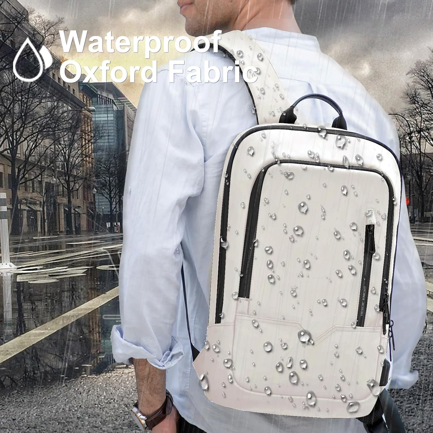 MOCHILA PARA LAPTOP HK BUSINESS SLIM PARA COMPUTADORA DE 17.3 PULGADAS - 5