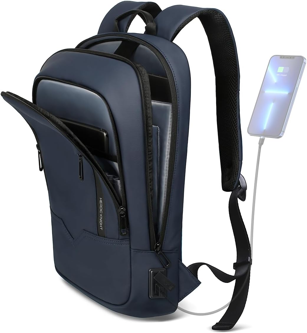 MOCHILA PARA LAPTOP HK BUSINESS SLIM PARA COMPUTADORA DE 15.6 PULGADAS AZUL - 1