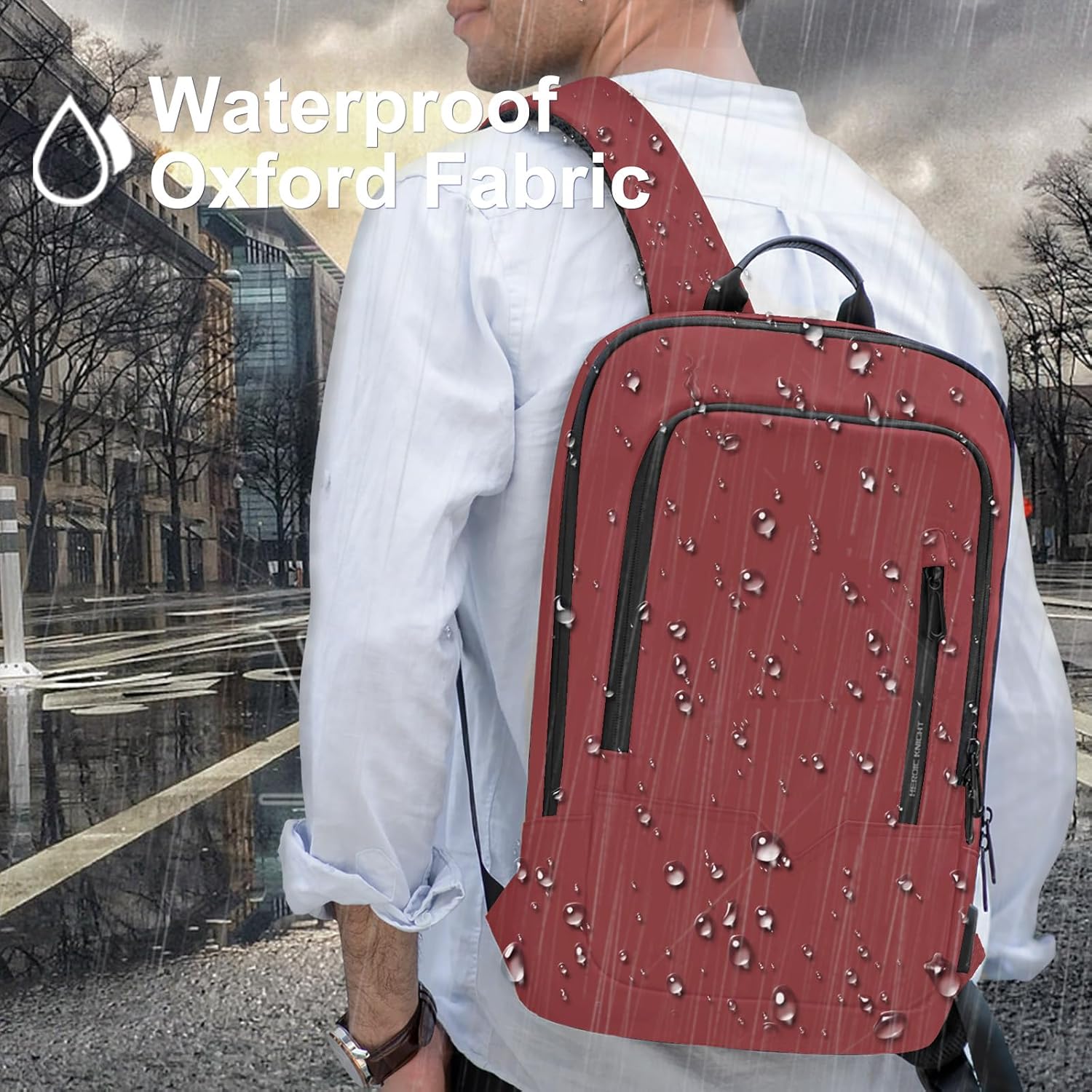 MOCHILA PARA LAPTOP HK BUSINESS SLIM PARA COMPUTADORA DE 17.3 PULGADAS - 5