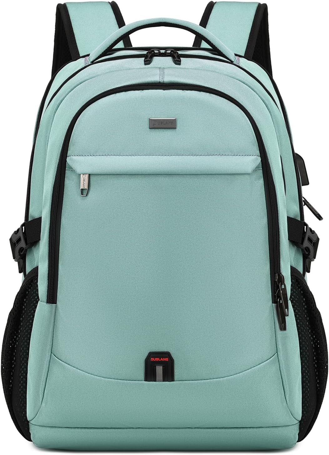 MOCHILA PARA LAPTOP DUSLANG 17 PULGADAS CON PUERTO USB VERDE - 1