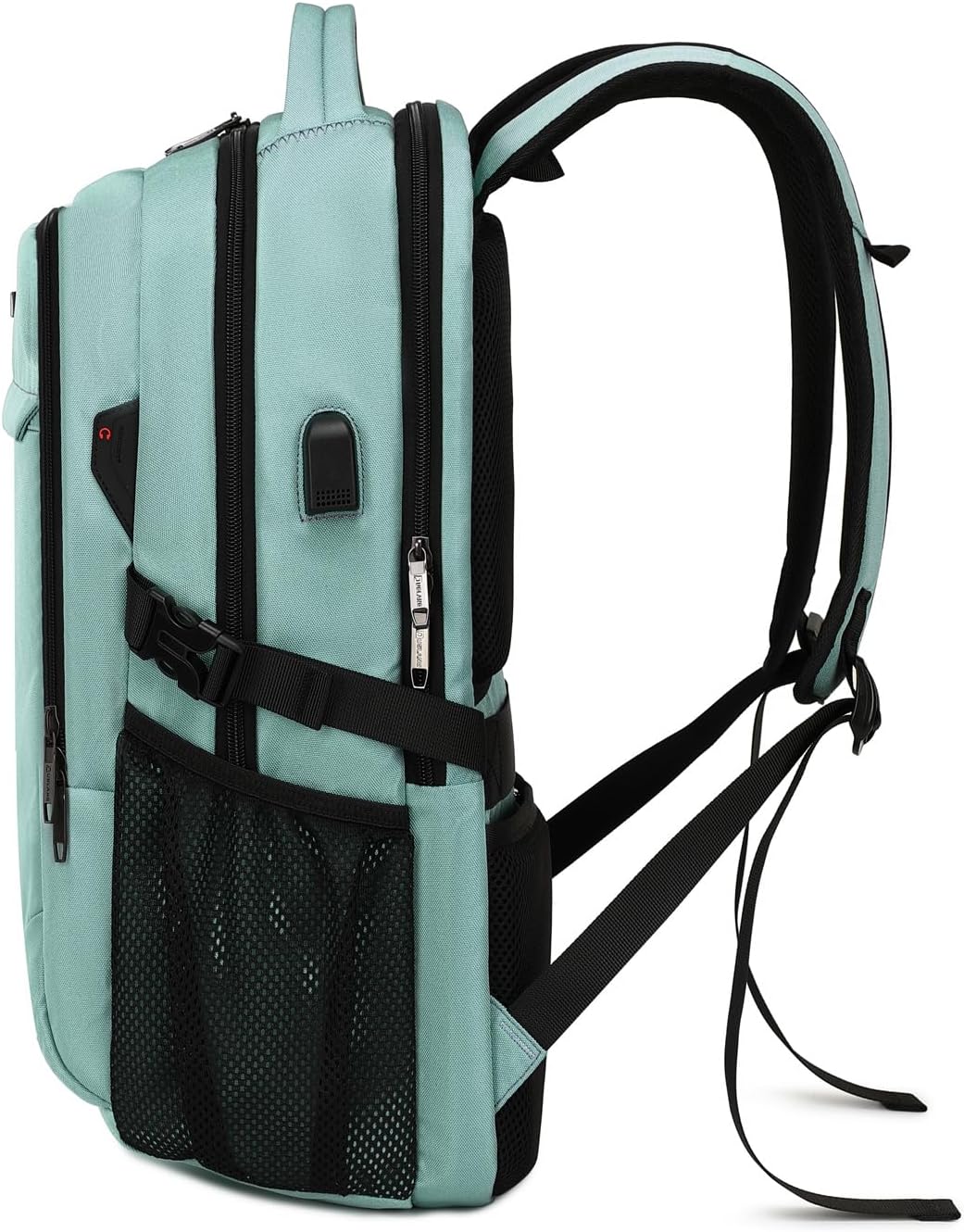 MOCHILA PARA LAPTOP DUSLANG 17 PULGADAS CON PUERTO USB VERDE - 2