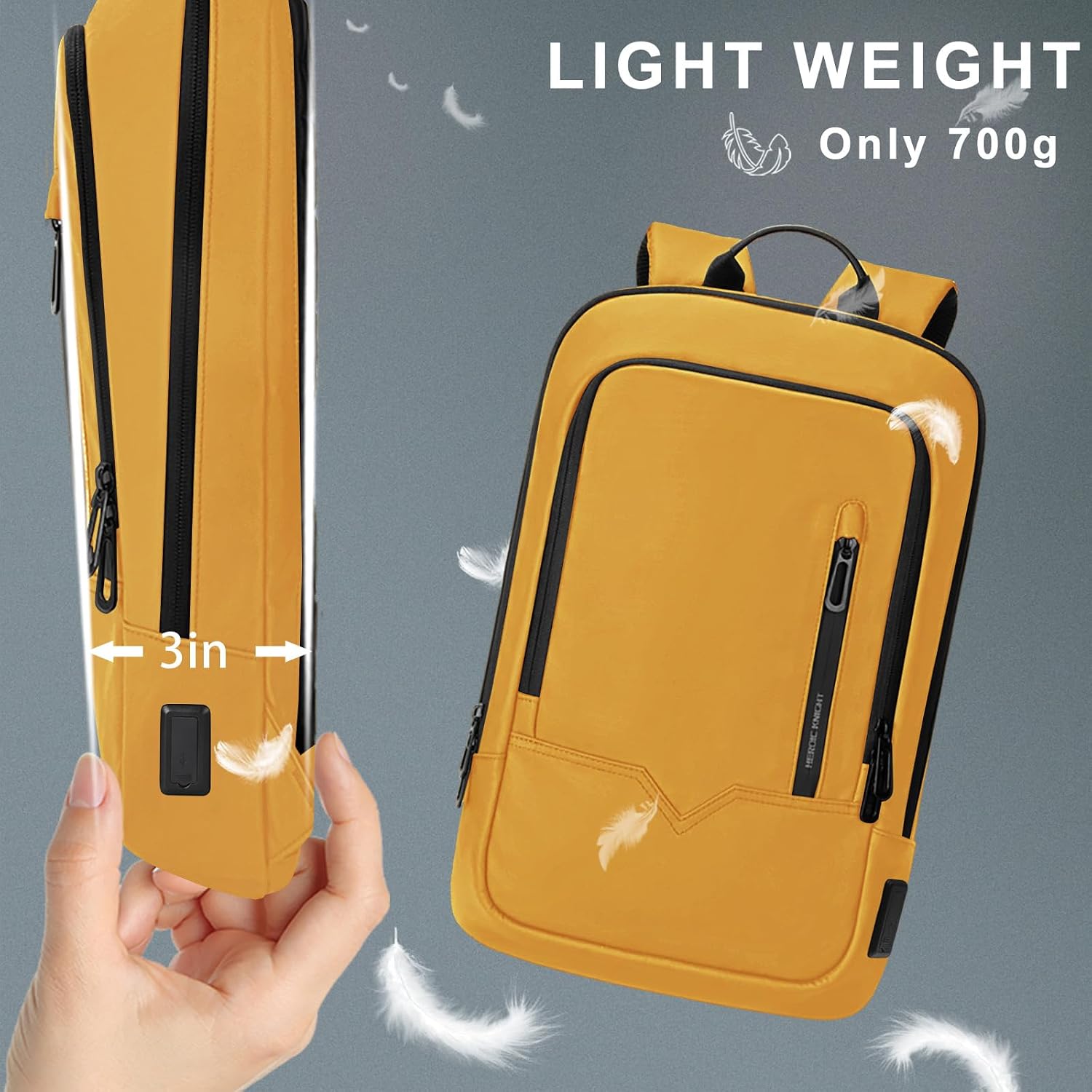 MOCHILA PARA LAPTOP HK BUSINESS SLIM PARA COMPUTADORA DE 17.3 PULGADAS - 4
