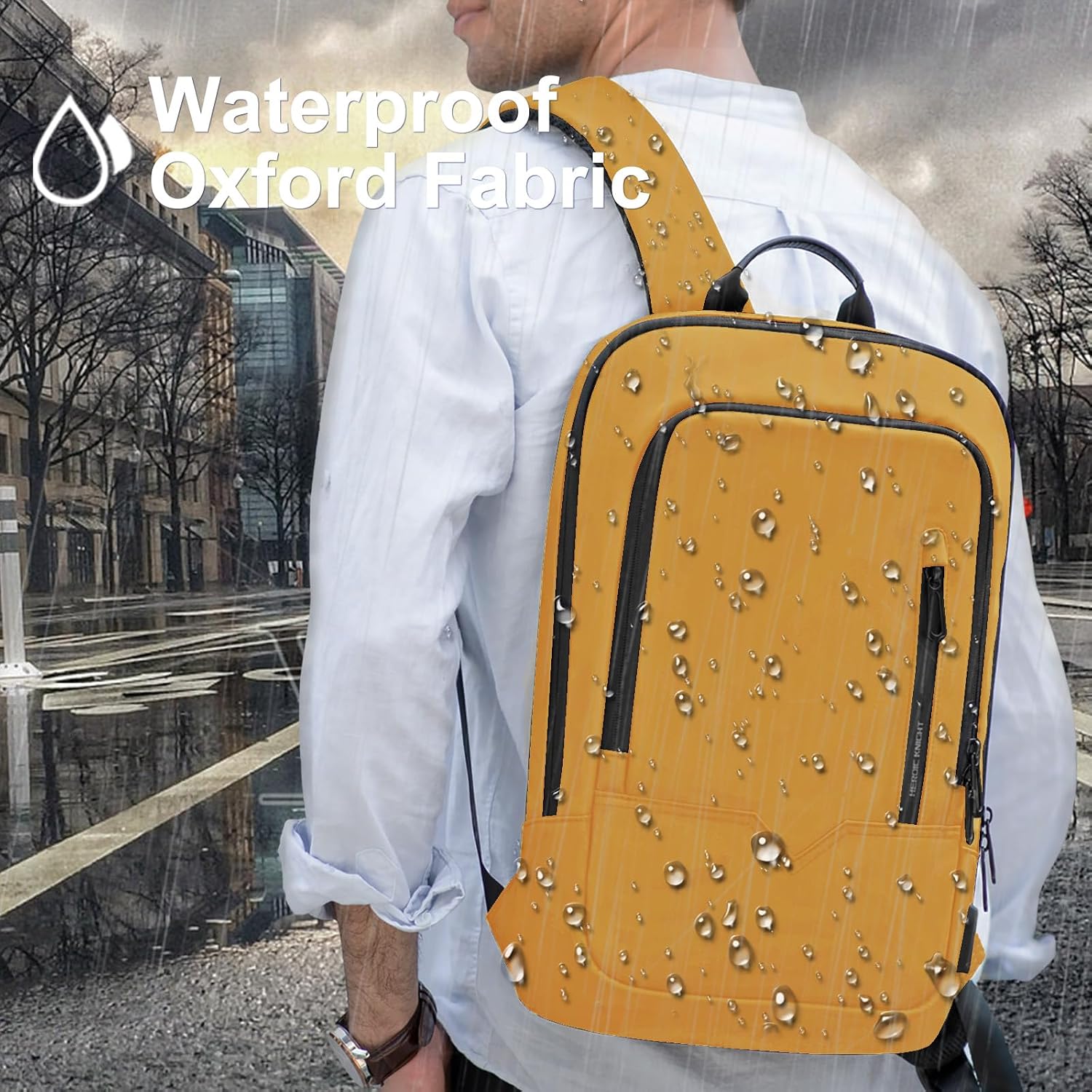 MOCHILA PARA LAPTOP HK BUSINESS SLIM PARA COMPUTADORA DE 17.3 PULGADAS - 5