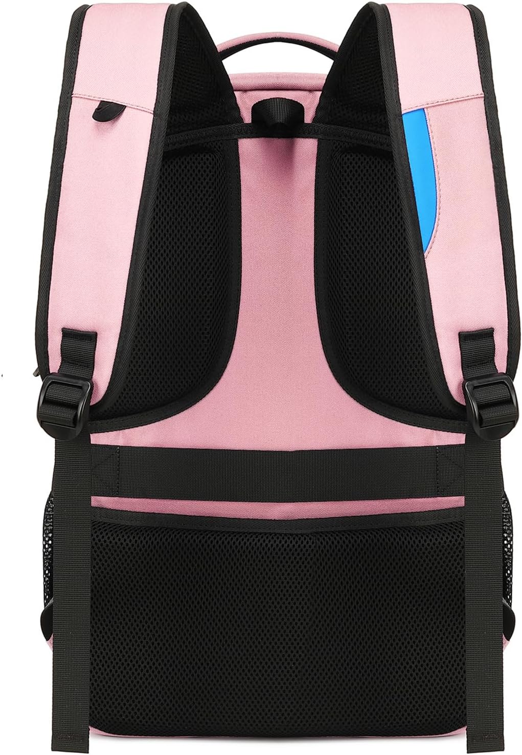 MOCHILA PARA LAPTOP DUSLANG 17 PULGADAS CON PUERTO USB Y RESISTENTE AL AGUA ROSA - 3