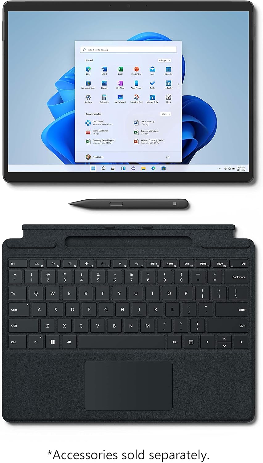 TABLET MICROSOFT SURFACE PRO 8 13 PULG INTEL I7 16GB RAM 256GB SSD GRAFITO REACONDICIONADA - 4