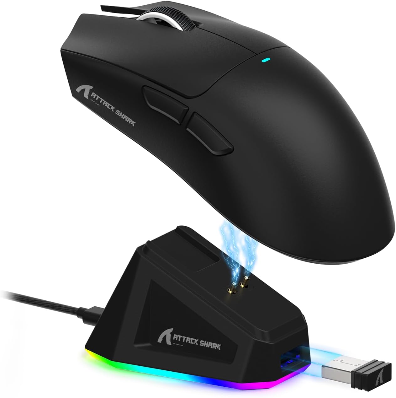 MOUSE GAMER ATTACK SHARK X11 WIRELESS PAW3311 22000 DPI NEGRO - 1