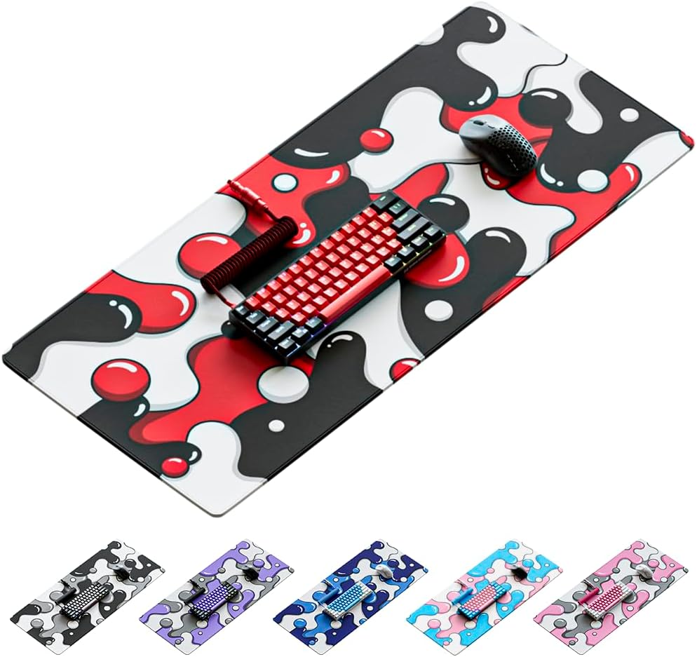 MOUSE PAD KRAKEN GAMING XXL ROJO DARTH DRIP 900X400MM - 1