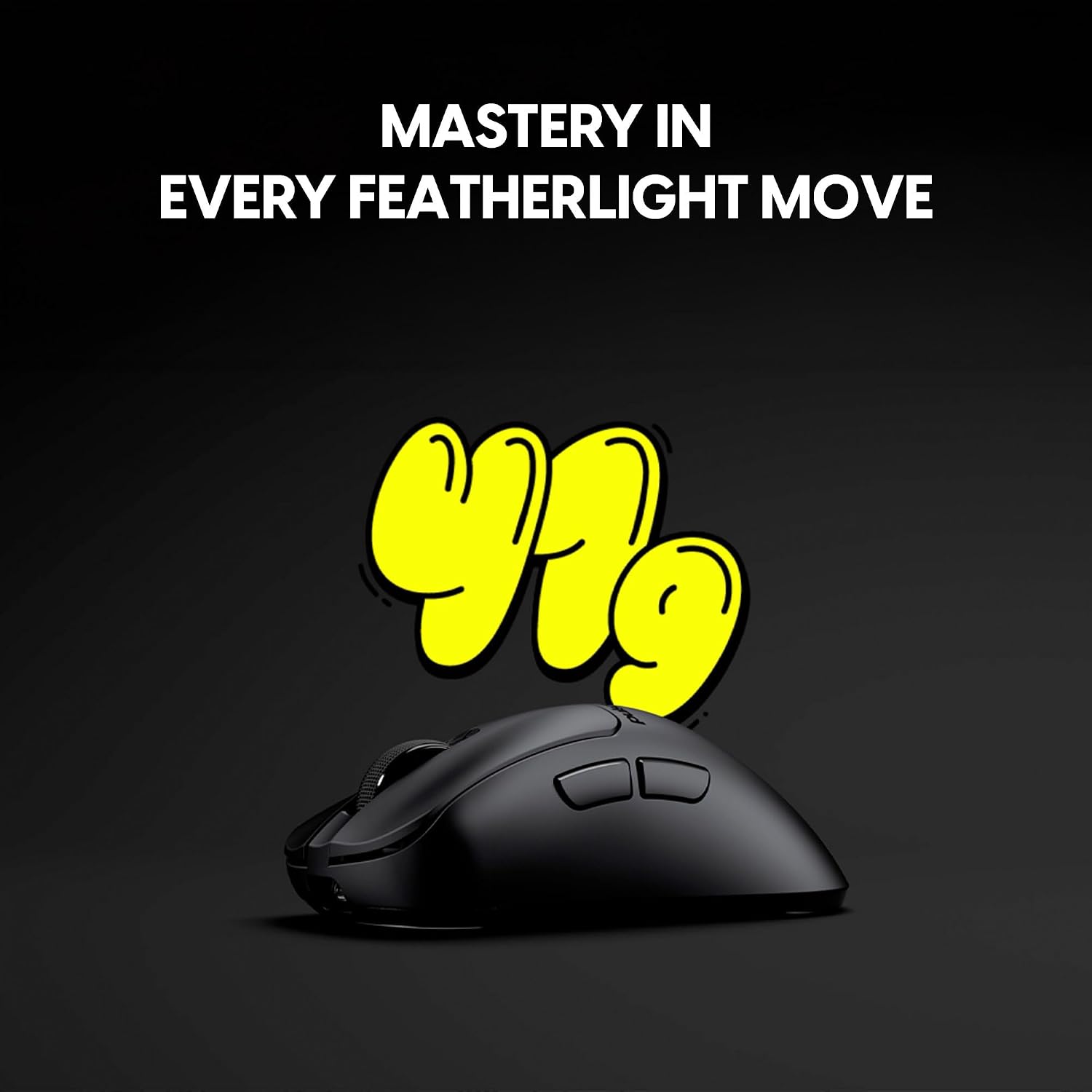 MOUSE INALÁMBRICO PULSAR GAMING GEARS XLITE CRAZYLIGHT MINI JET BLACK - 3
