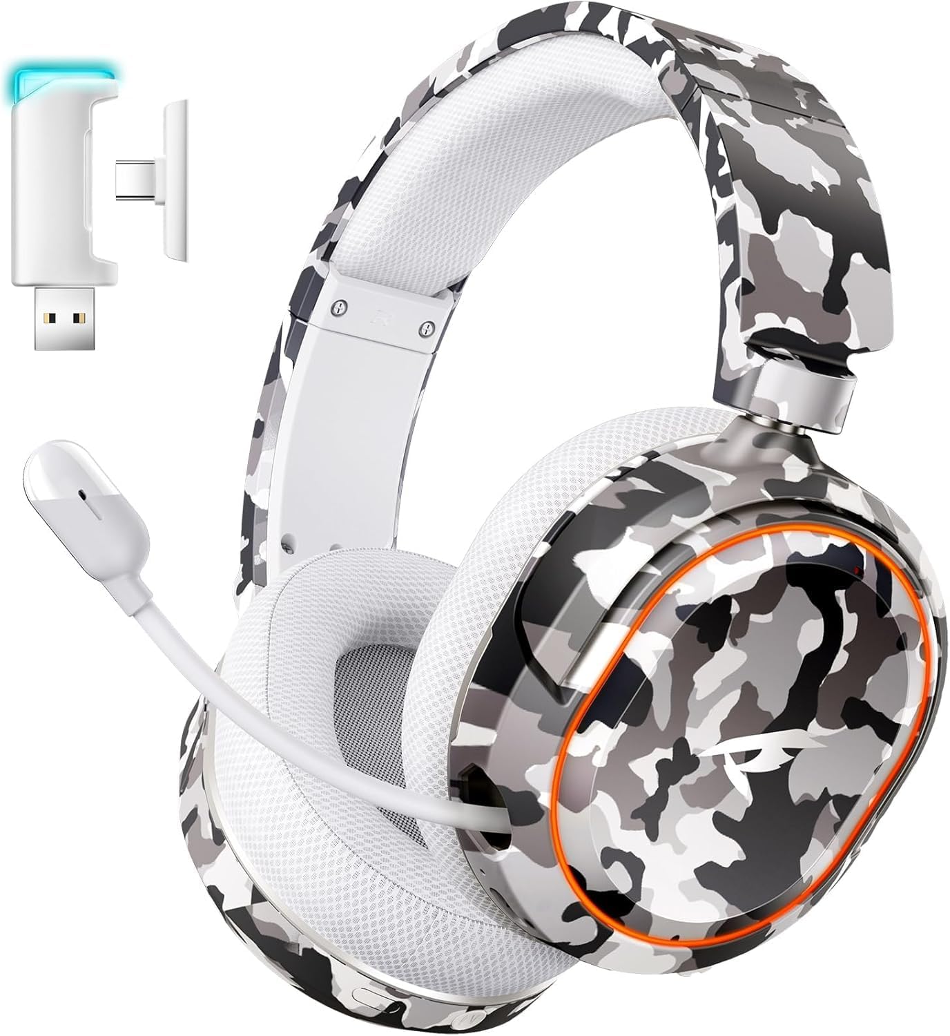 AUDÍFONOS GAMING INALÁMBRICOS VALORISE UG-08S 7.1 SURROUND CAMO - 1