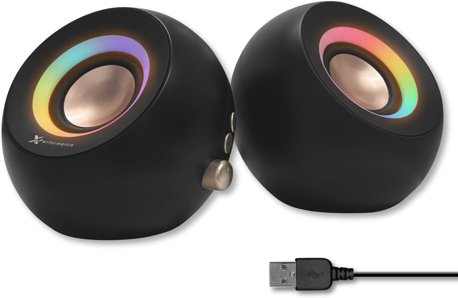 PARLANTES PARA PC X9 PERFORMANCE INALÁMBRICOS BLUETOOTH CON RGB - 1