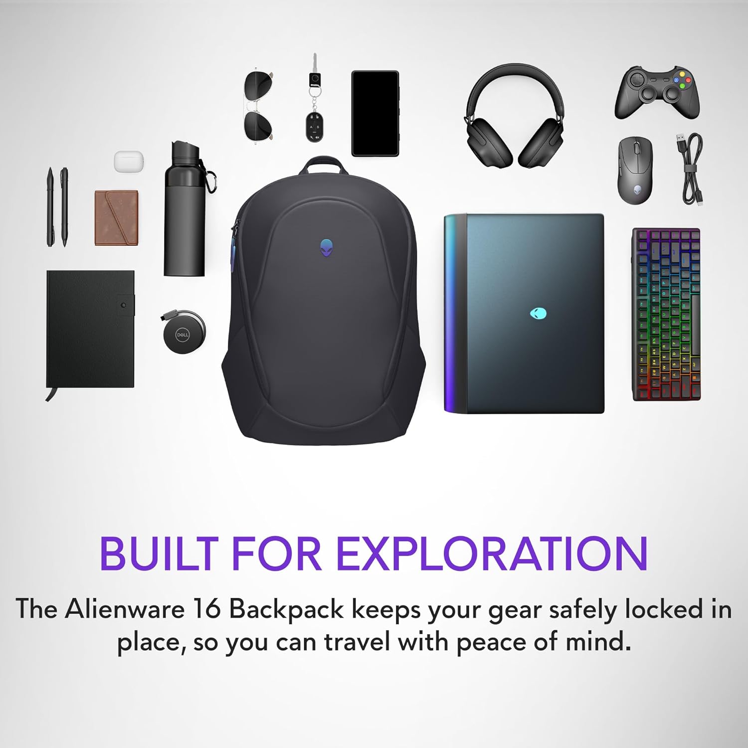 MOCHILA PARA LAPTOP ALIENWARE AW5625P 16 PULGADAS RESISTENTE AL AGUA - 2